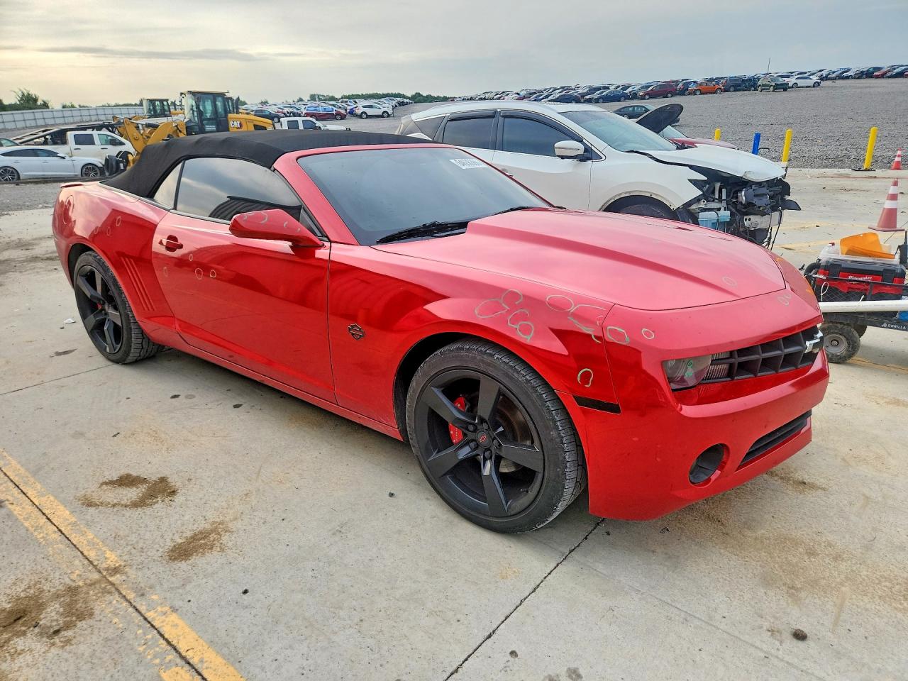 2012 Chevrolet Camaro Lt Red vin: 2G1FC3D33C9172226