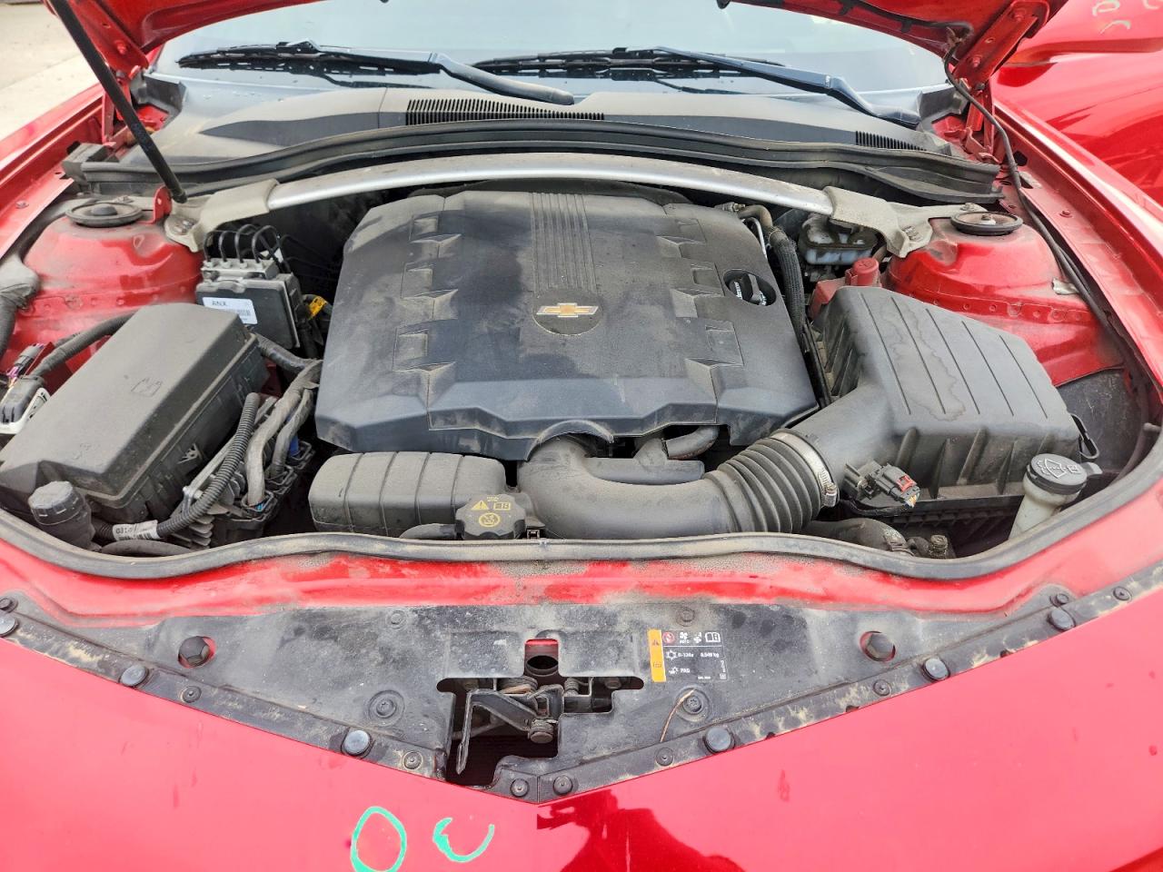 2012 Chevrolet Camaro Lt Red vin: 2G1FC3D33C9172226