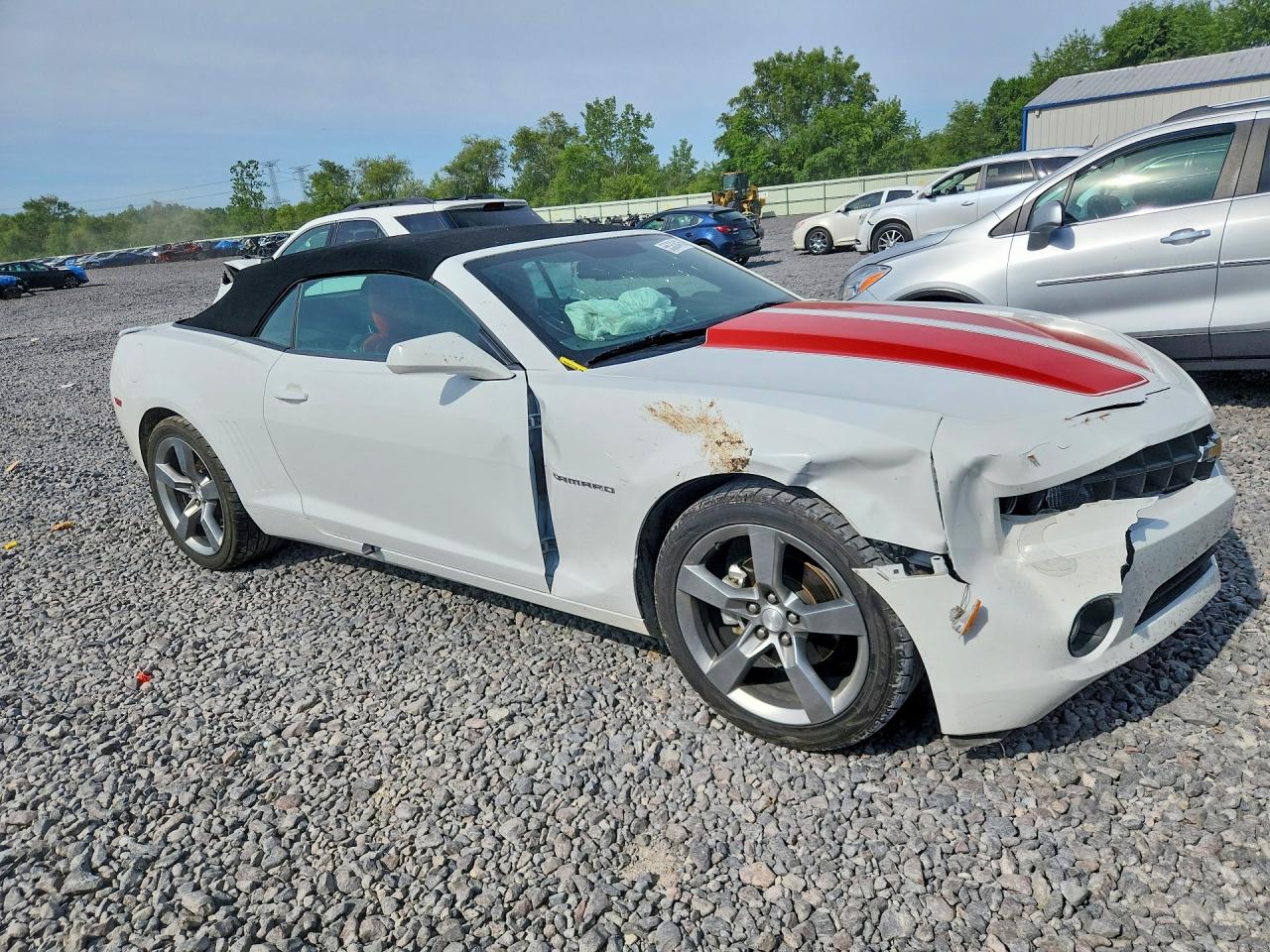 2012 Chevrolet Camaro Lt White vin: 2G1FC3D34C9103884
