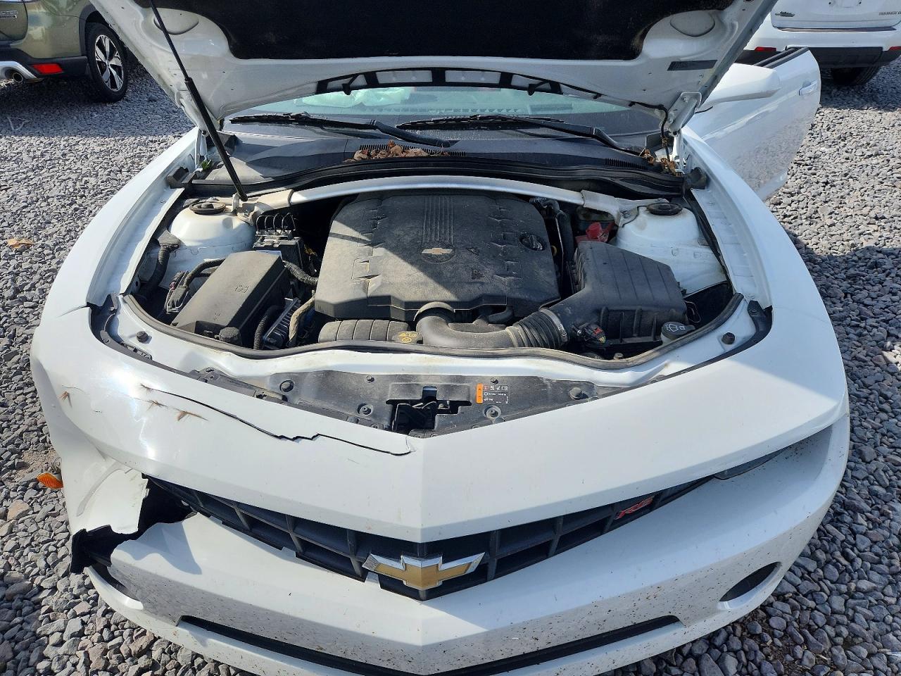 2012 Chevrolet Camaro Lt White vin: 2G1FC3D34C9103884