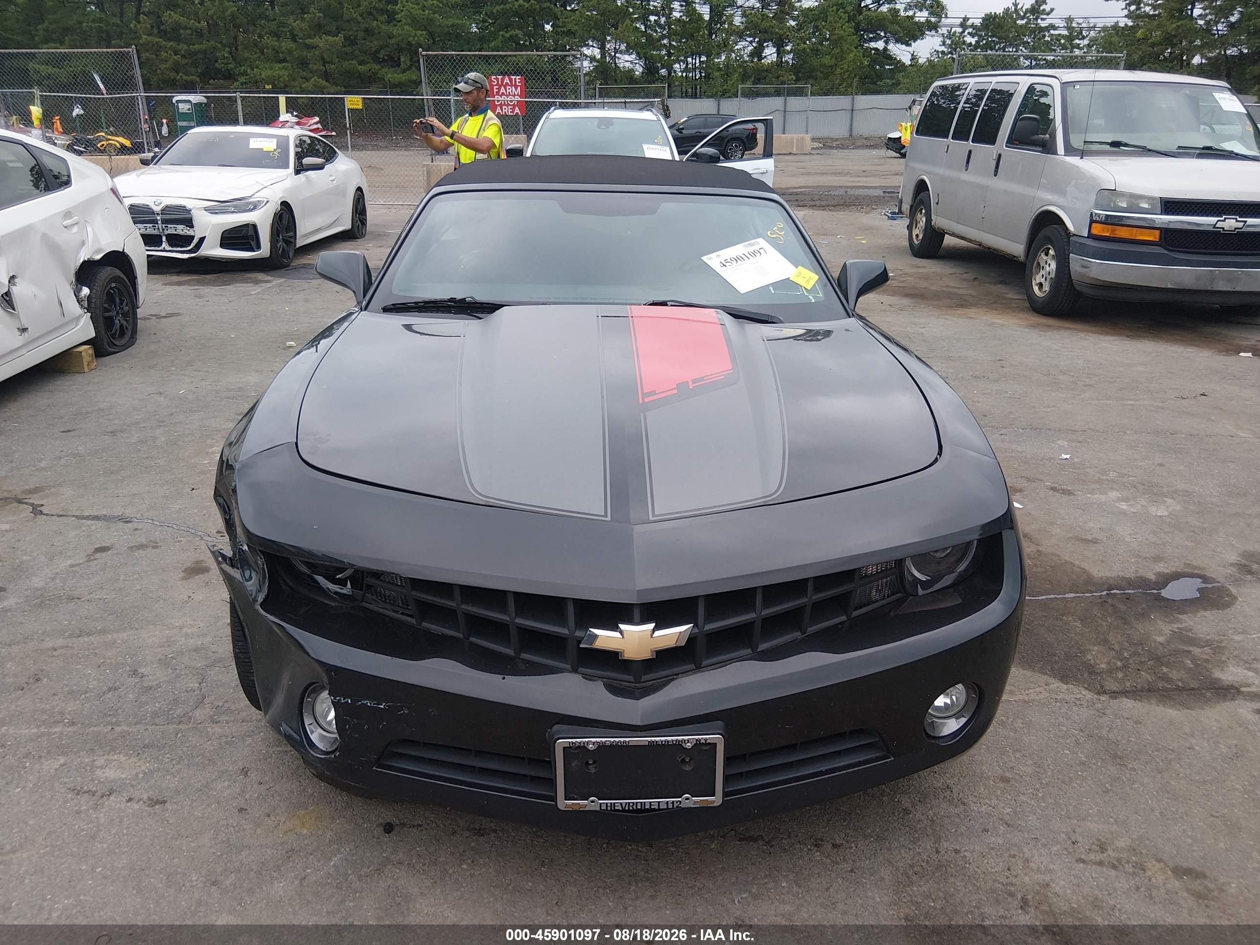 2012 Chevrolet Camaro 2lt Black vin: 2G1FC3D34C9171764