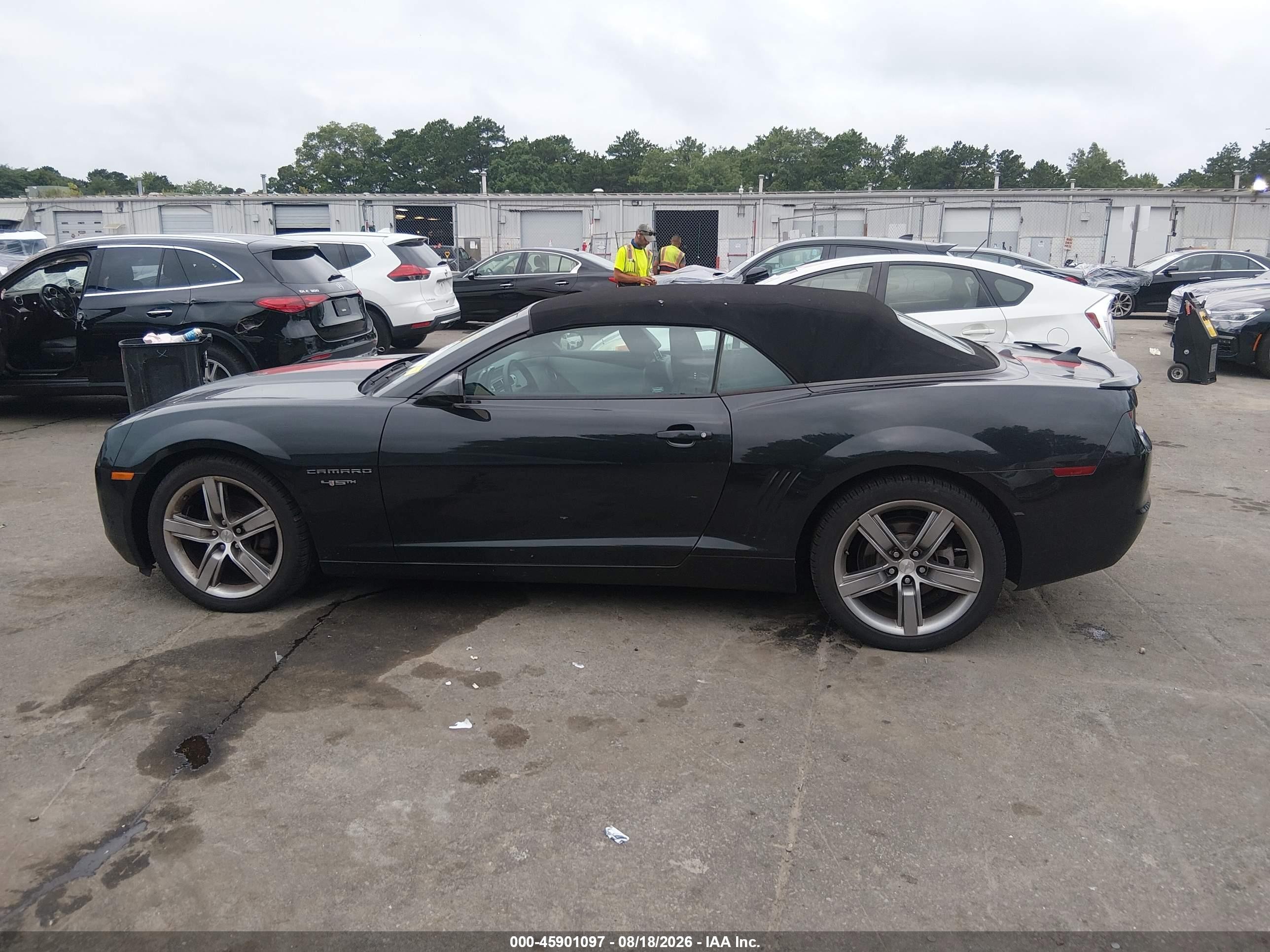 2012 Chevrolet Camaro 2lt Black vin: 2G1FC3D34C9171764
