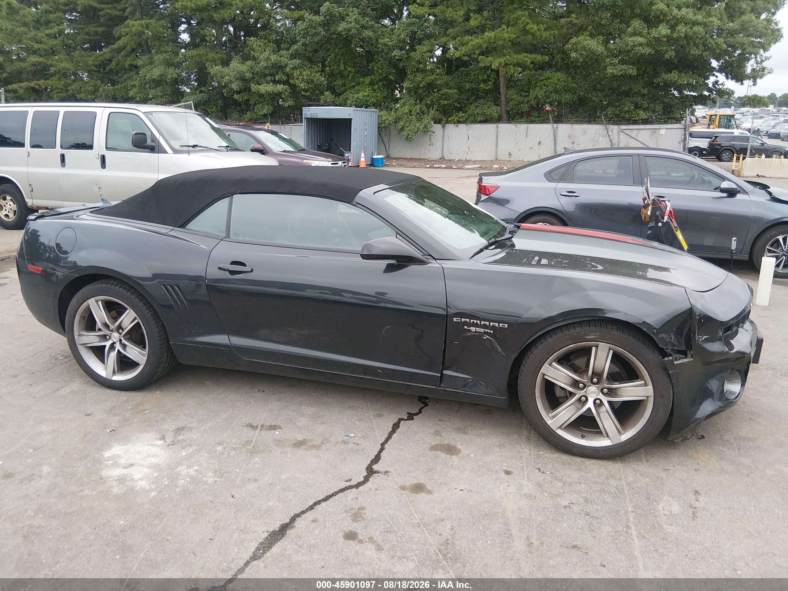 2012 Chevrolet Camaro 2lt Black vin: 2G1FC3D34C9171764
