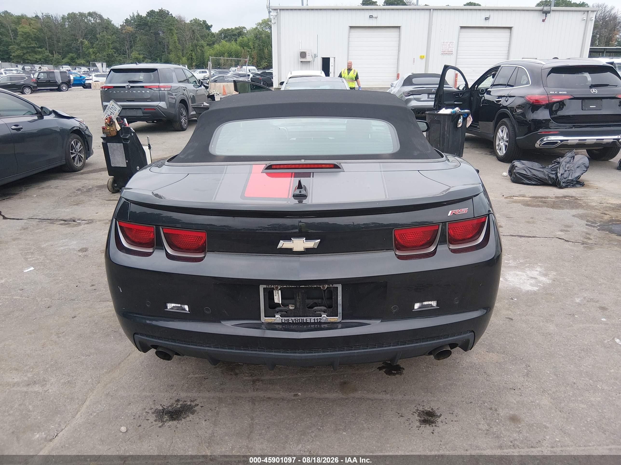 2012 Chevrolet Camaro 2lt Black vin: 2G1FC3D34C9171764