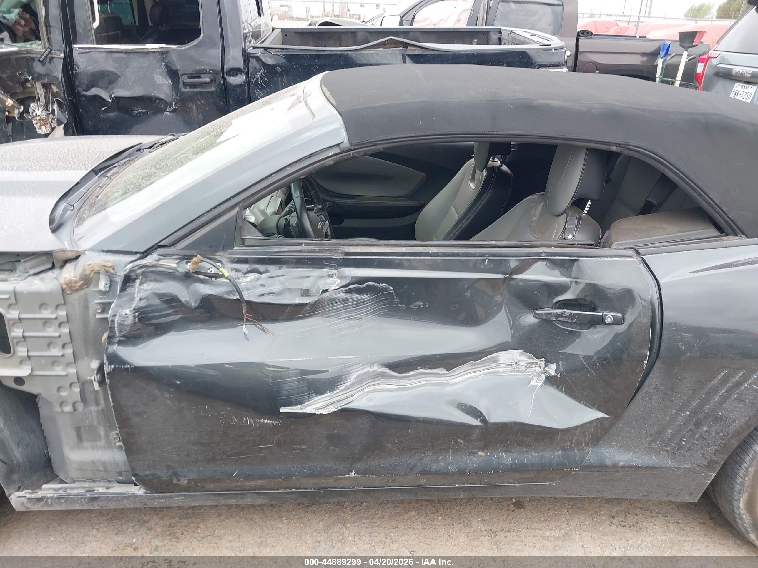 2014 Chevrolet Camaro 2lt Gray vin: 2G1FC3D35E9155978