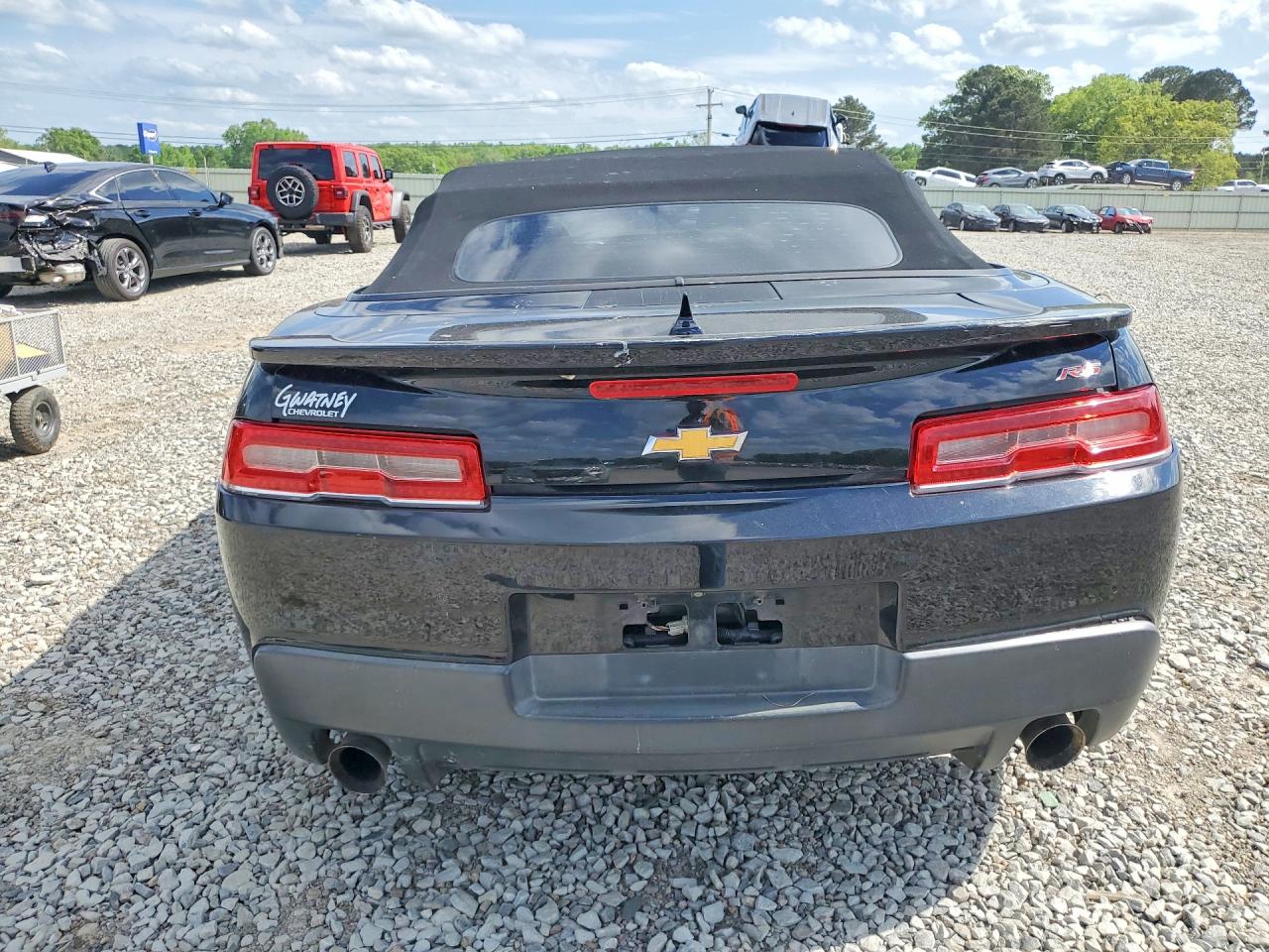 2014 Chevrolet Camaro Lt Черный vin: 2G1FC3D37E9259632