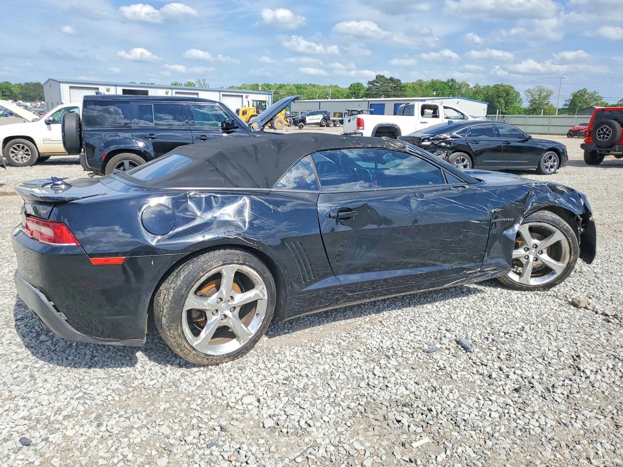 2014 Chevrolet Camaro Lt Черный vin: 2G1FC3D37E9259632