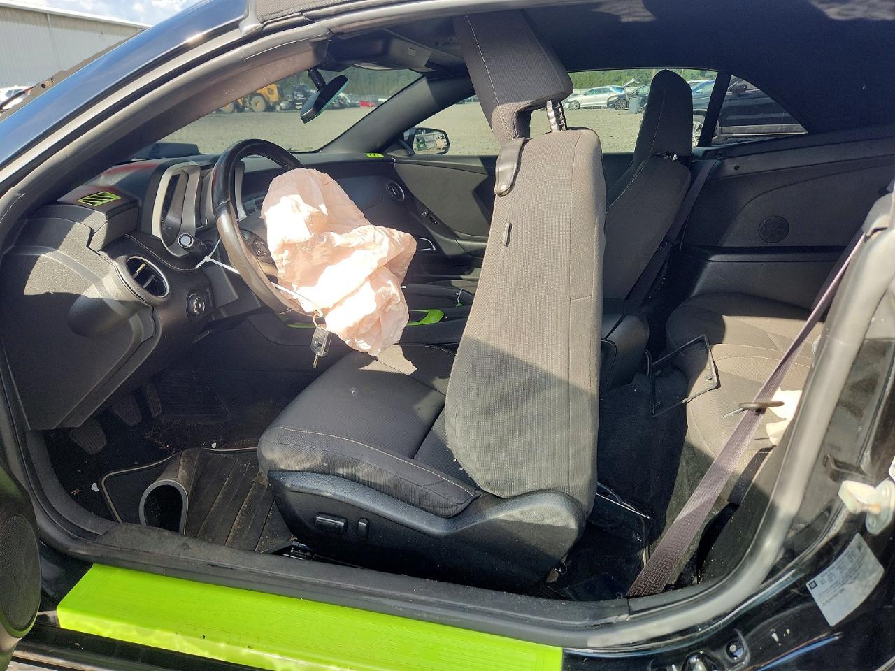2015 Chevrolet Camaro Black vin: 2G1FC3D37F9119369