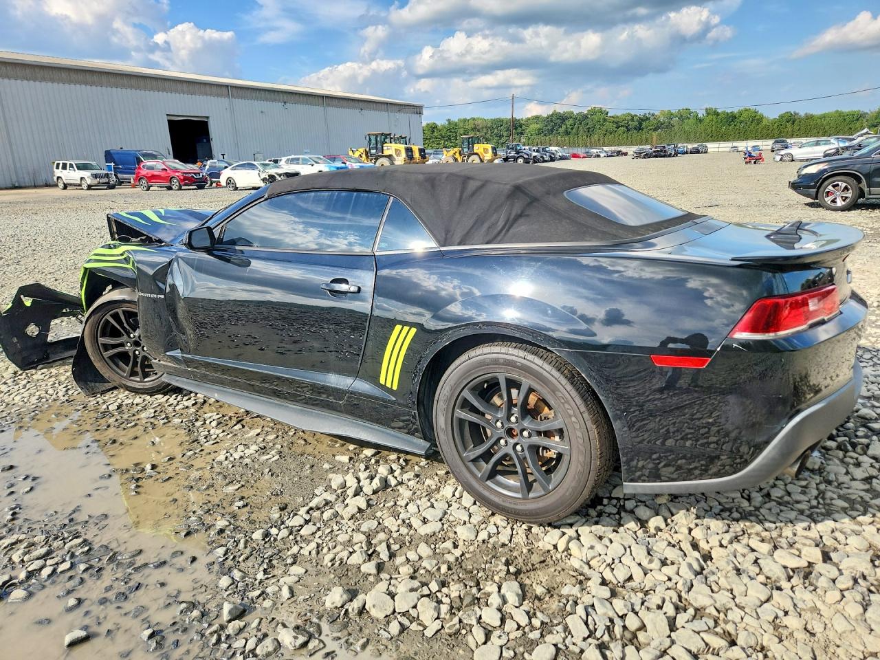 2015 Chevrolet Camaro Black vin: 2G1FC3D37F9119369