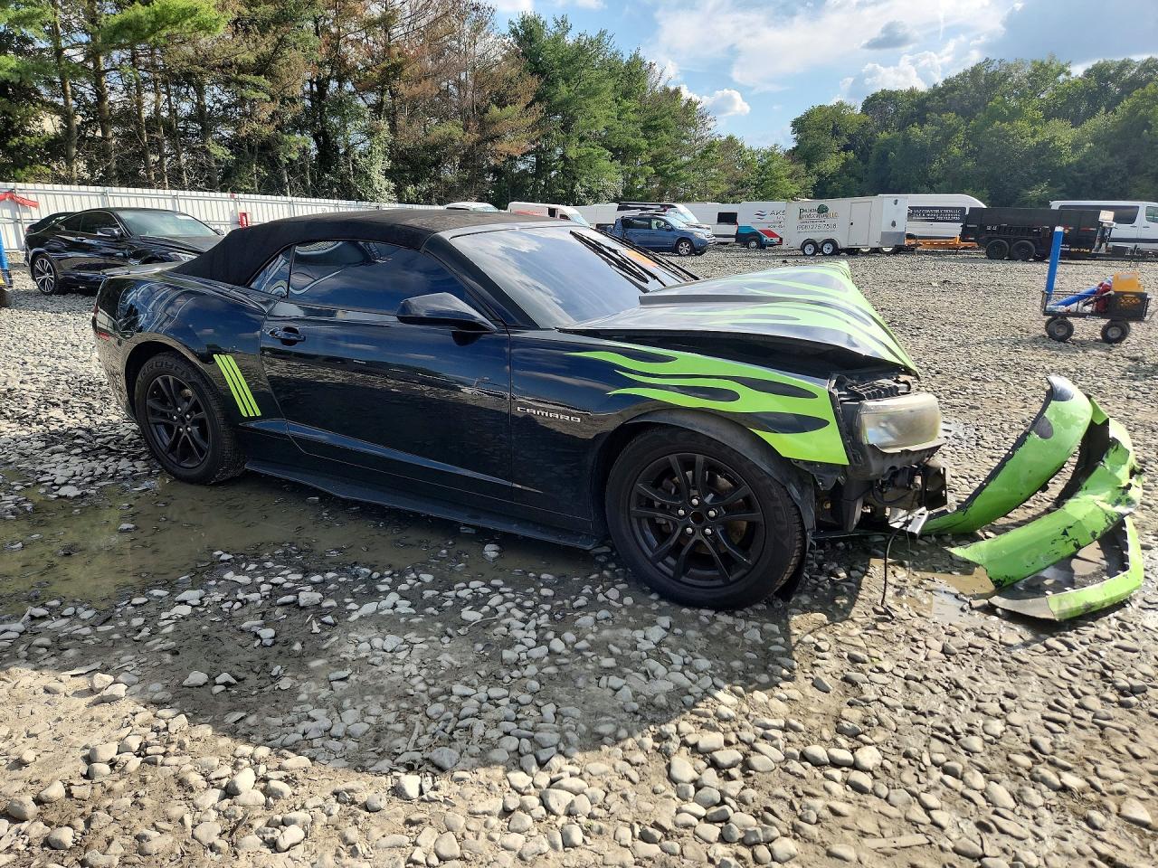 2015 Chevrolet Camaro Black vin: 2G1FC3D37F9119369