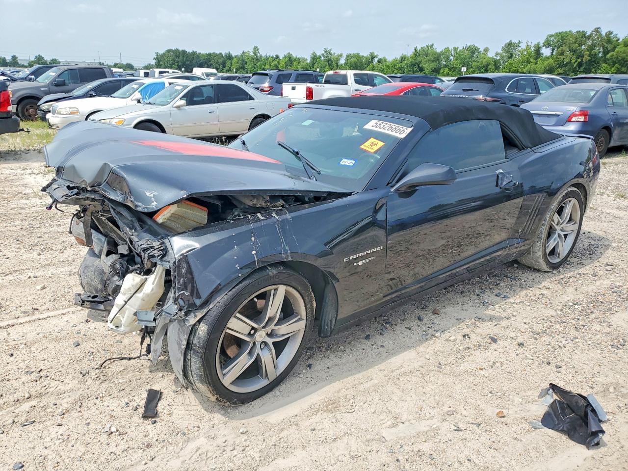 2012 Chevrolet Camaro Lt Black vin: 2G1FC3D38C9117884