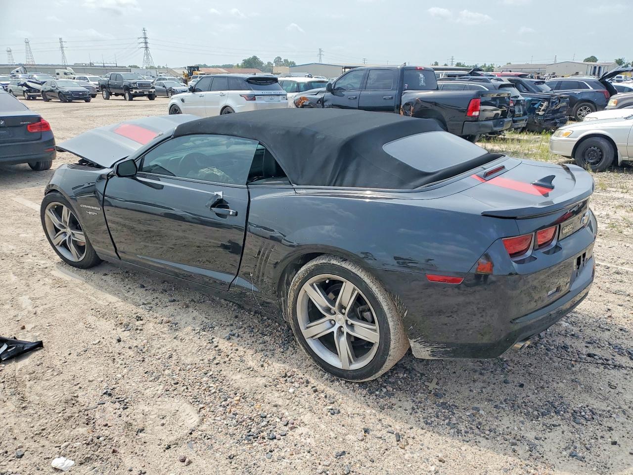 2012 Chevrolet Camaro Lt Black vin: 2G1FC3D38C9117884