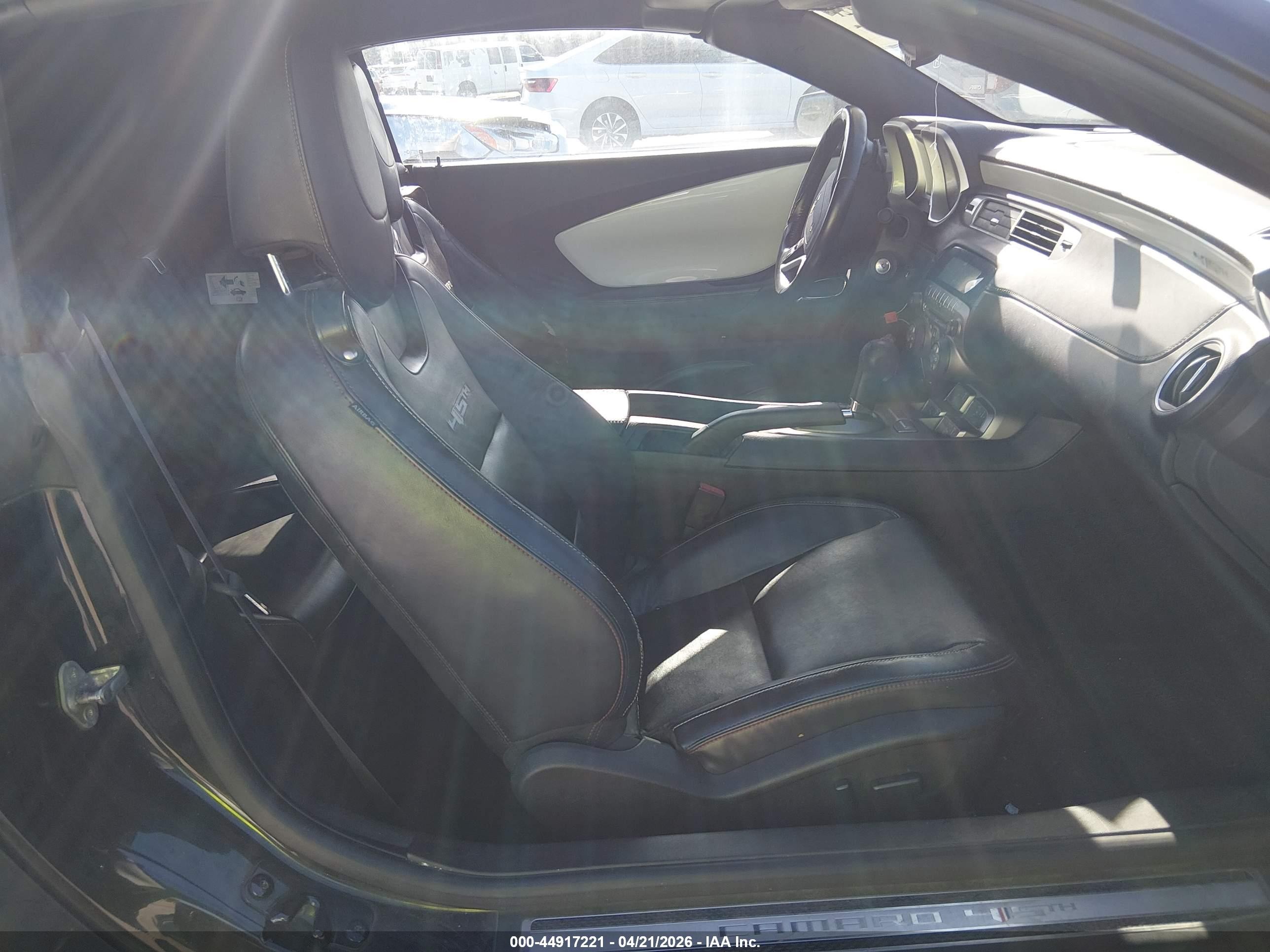 2012 Chevrolet Camaro 2lt Black vin: 2G1FC3D38C9171279