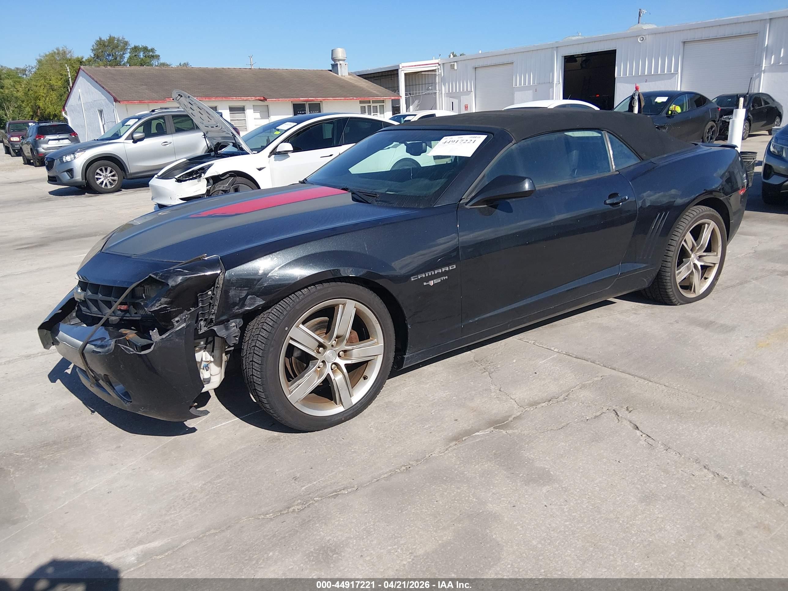 2012 Chevrolet Camaro 2lt Black vin: 2G1FC3D38C9171279