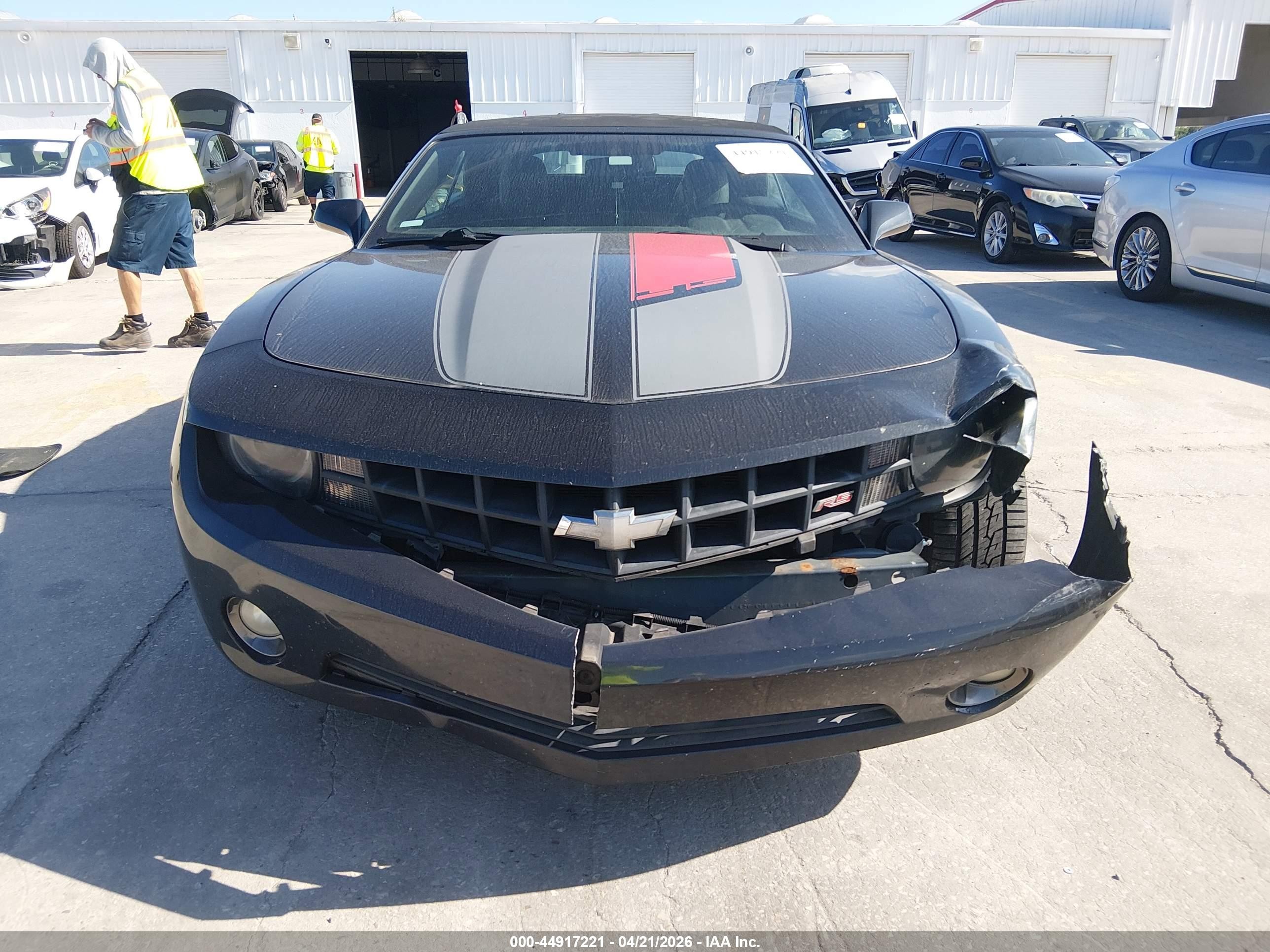 2012 Chevrolet Camaro 2lt Black vin: 2G1FC3D38C9171279