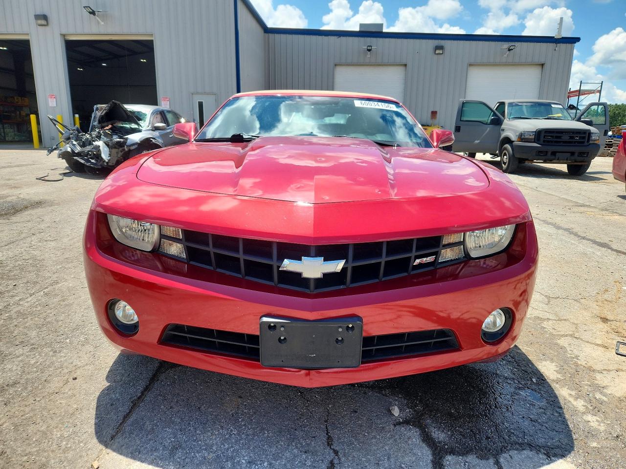 2012 Chevrolet Camaro Lt Red vin: 2G1FC3D39C9190696
