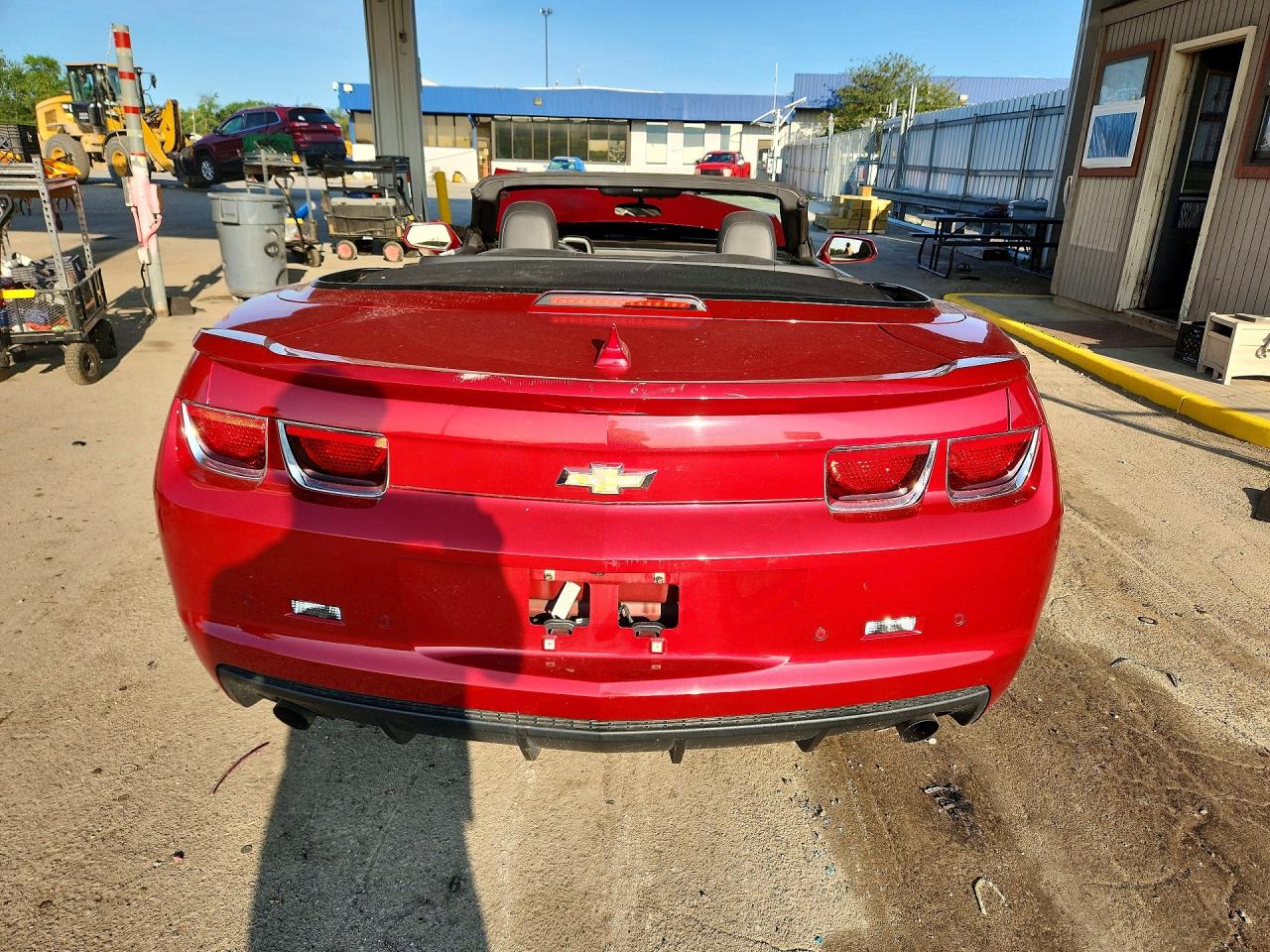 2013 Chevrolet Camaro Lt Red vin: 2G1FC3D39D9113246
