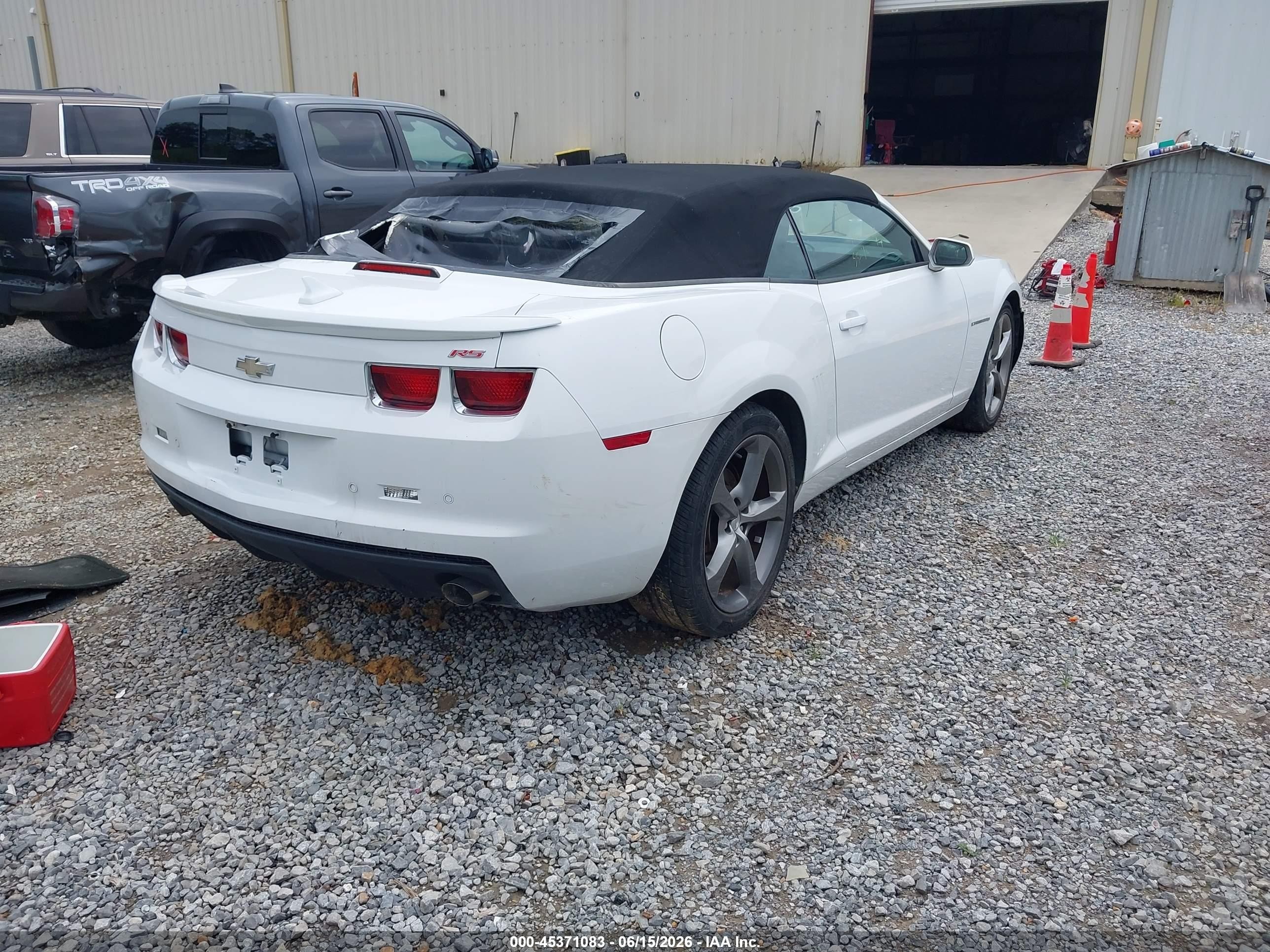 2013 Chevrolet Camaro 2lt White vin: 2G1FC3D3XD9118651