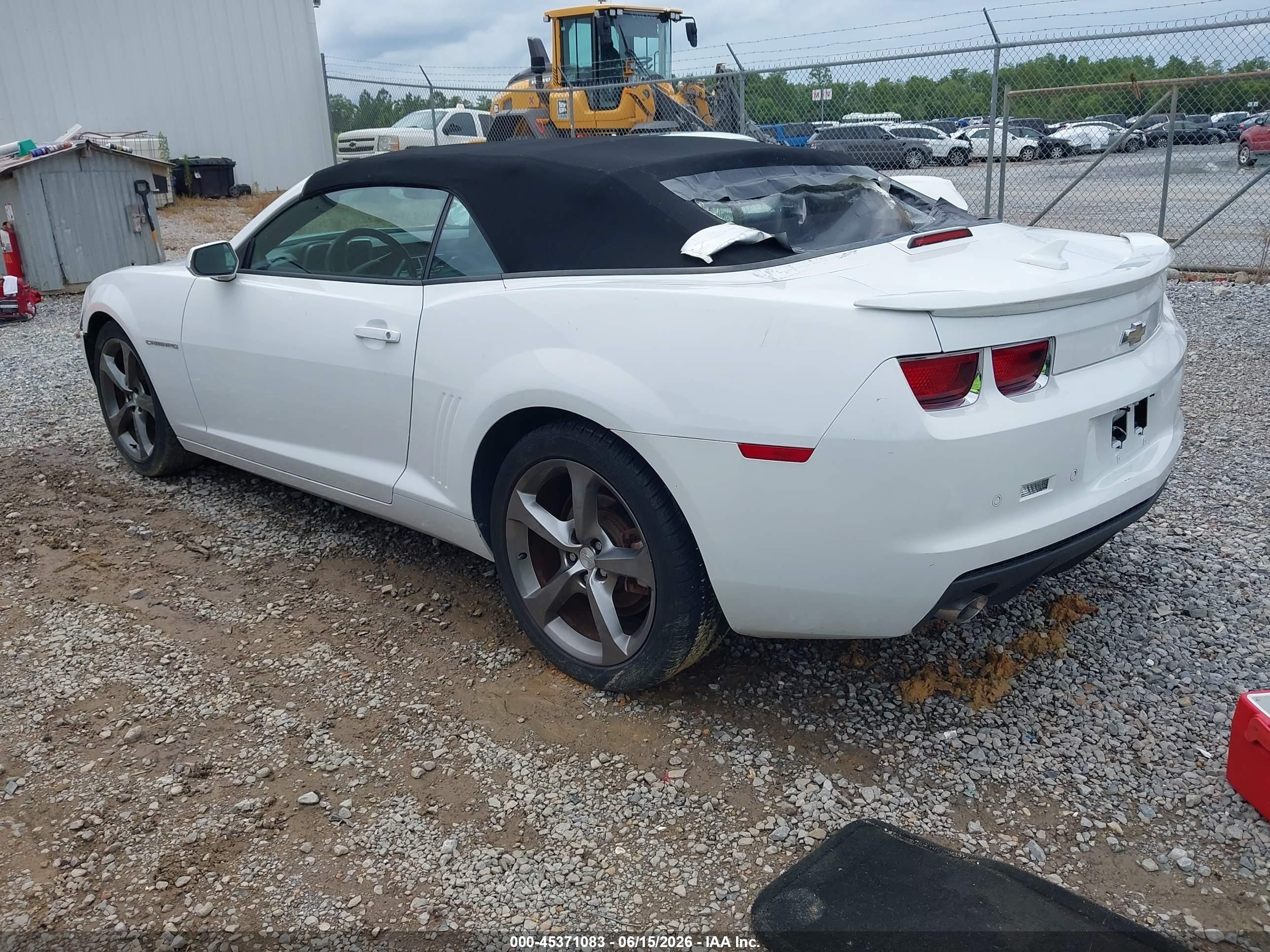 2013 Chevrolet Camaro 2lt White vin: 2G1FC3D3XD9118651