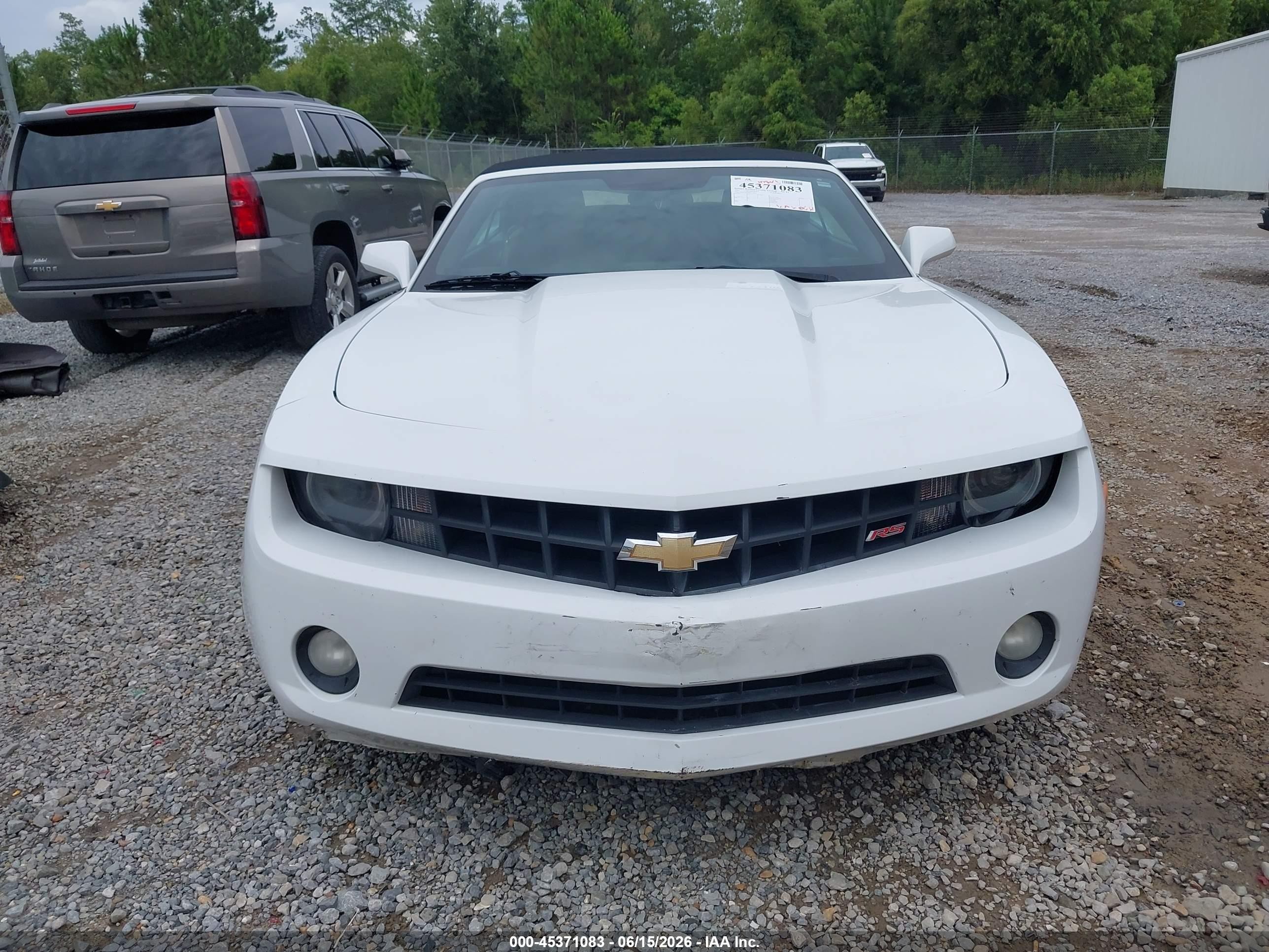 2013 Chevrolet Camaro 2lt White vin: 2G1FC3D3XD9118651