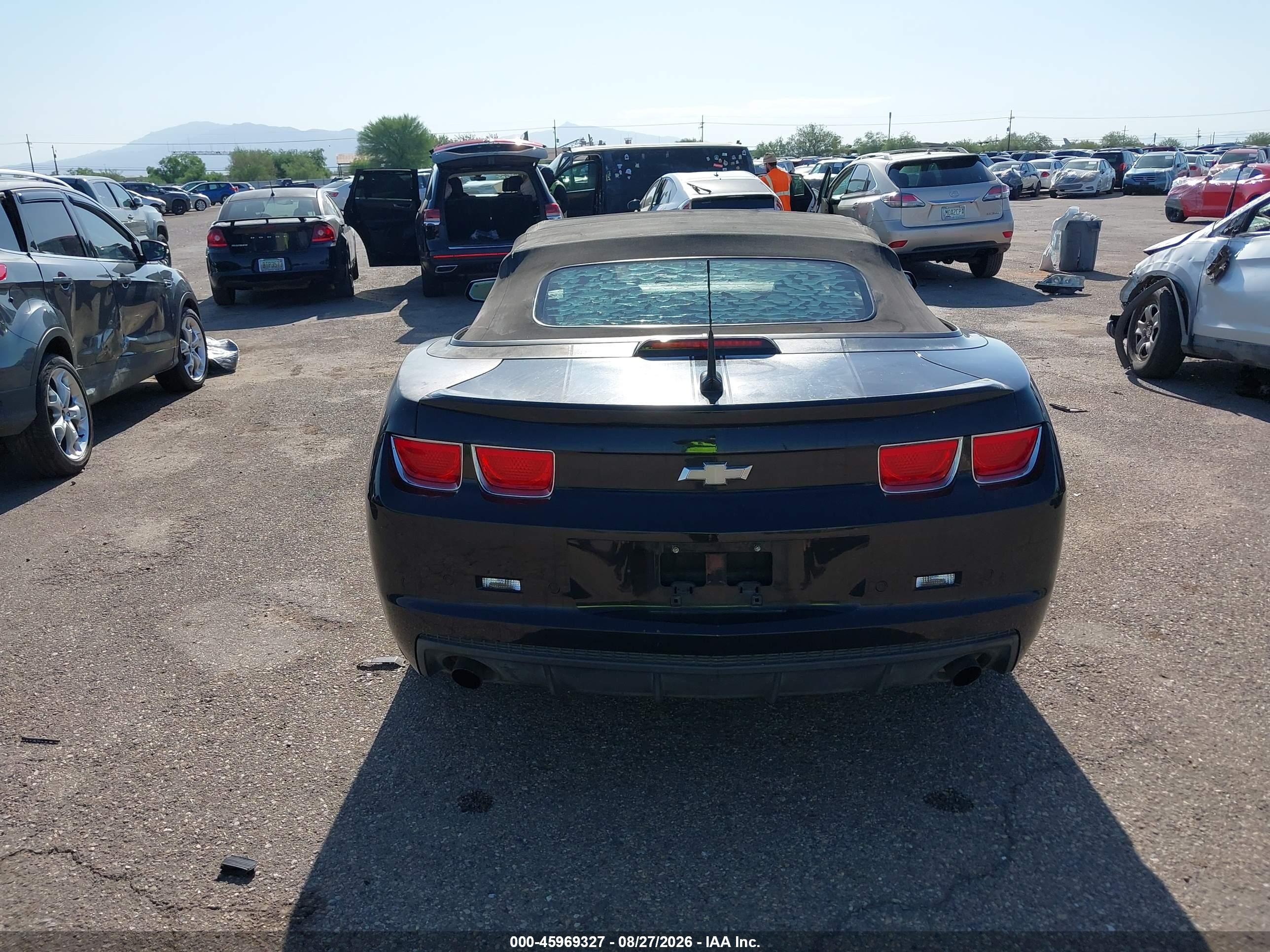 2011 Chevrolet Camaro 2lt Black vin: 2G1FC3DD1B9181613