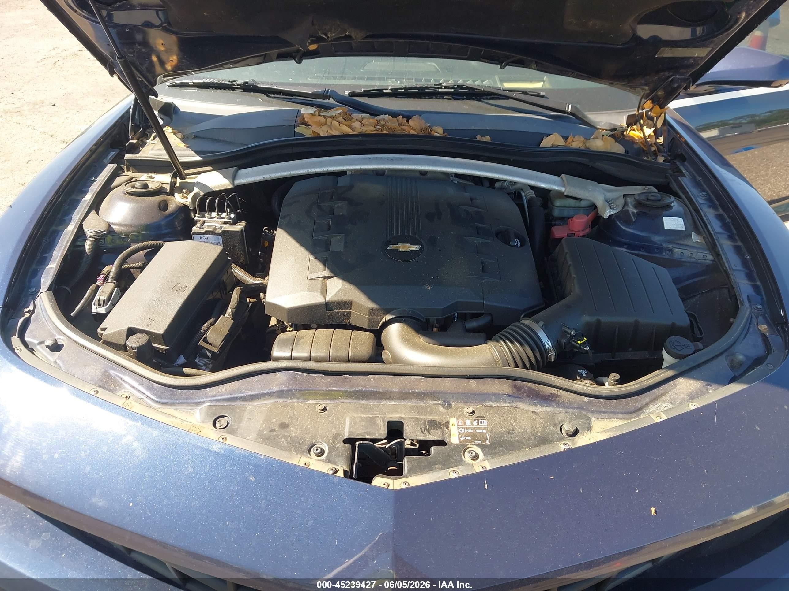 2011 Chevrolet Camaro 2lt Blue vin: 2G1FC3DD5B9169643