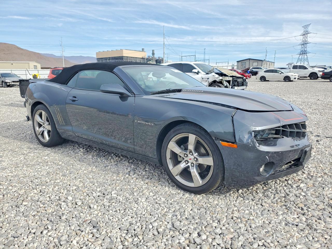 2011 Chevrolet Camaro Lt Gray vin: 2G1FC3DD6B9178416
