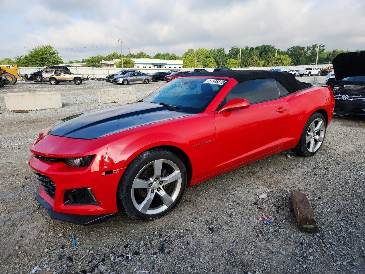 2011 Chevrolet Camaro Lt Красный vin: 2G1FC3DD6B9208398
