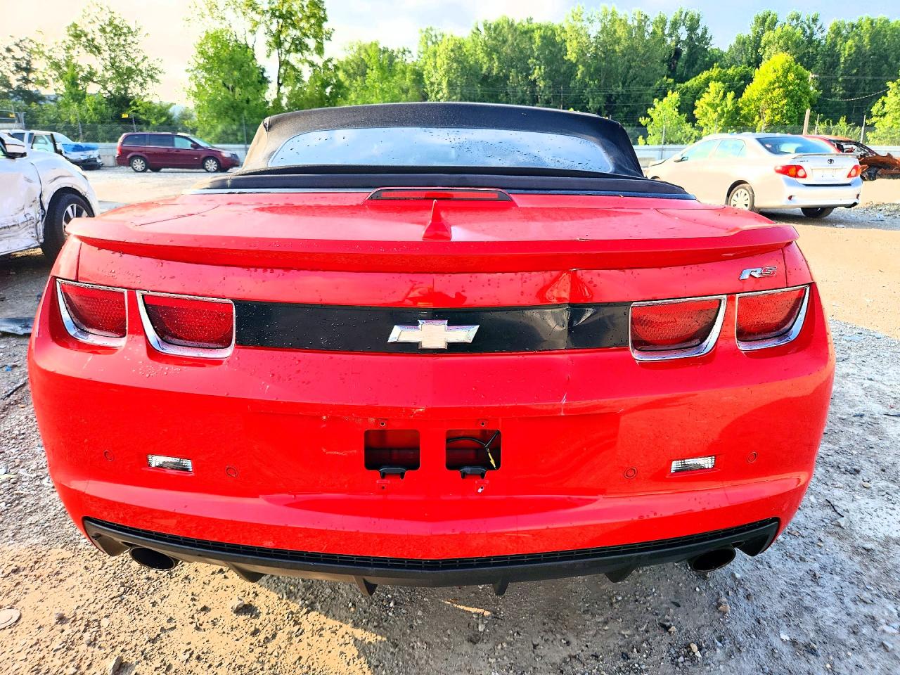2011 Chevrolet Camaro Lt Красный vin: 2G1FC3DD6B9208398