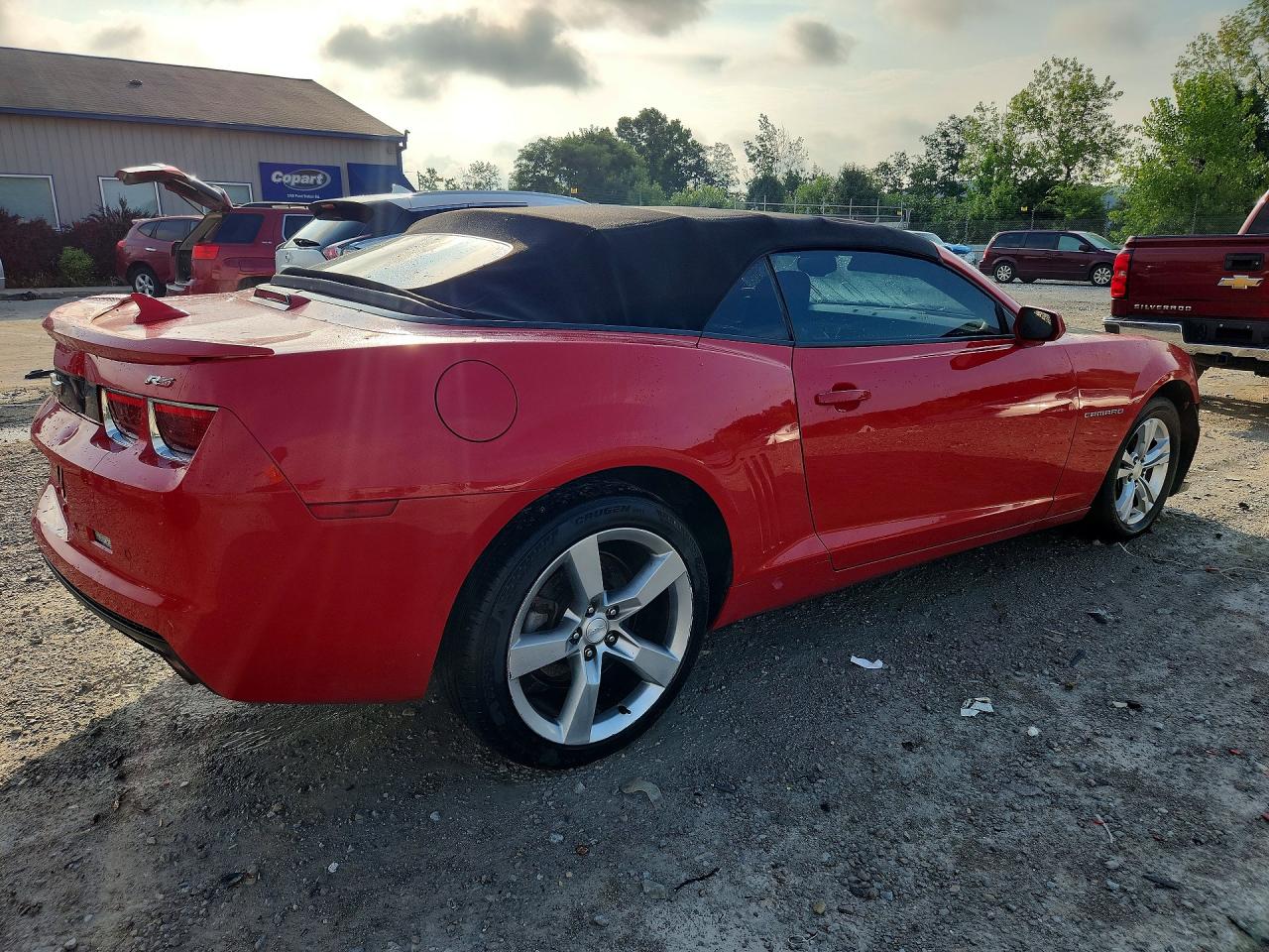 2011 Chevrolet Camaro Lt Красный vin: 2G1FC3DD6B9208398