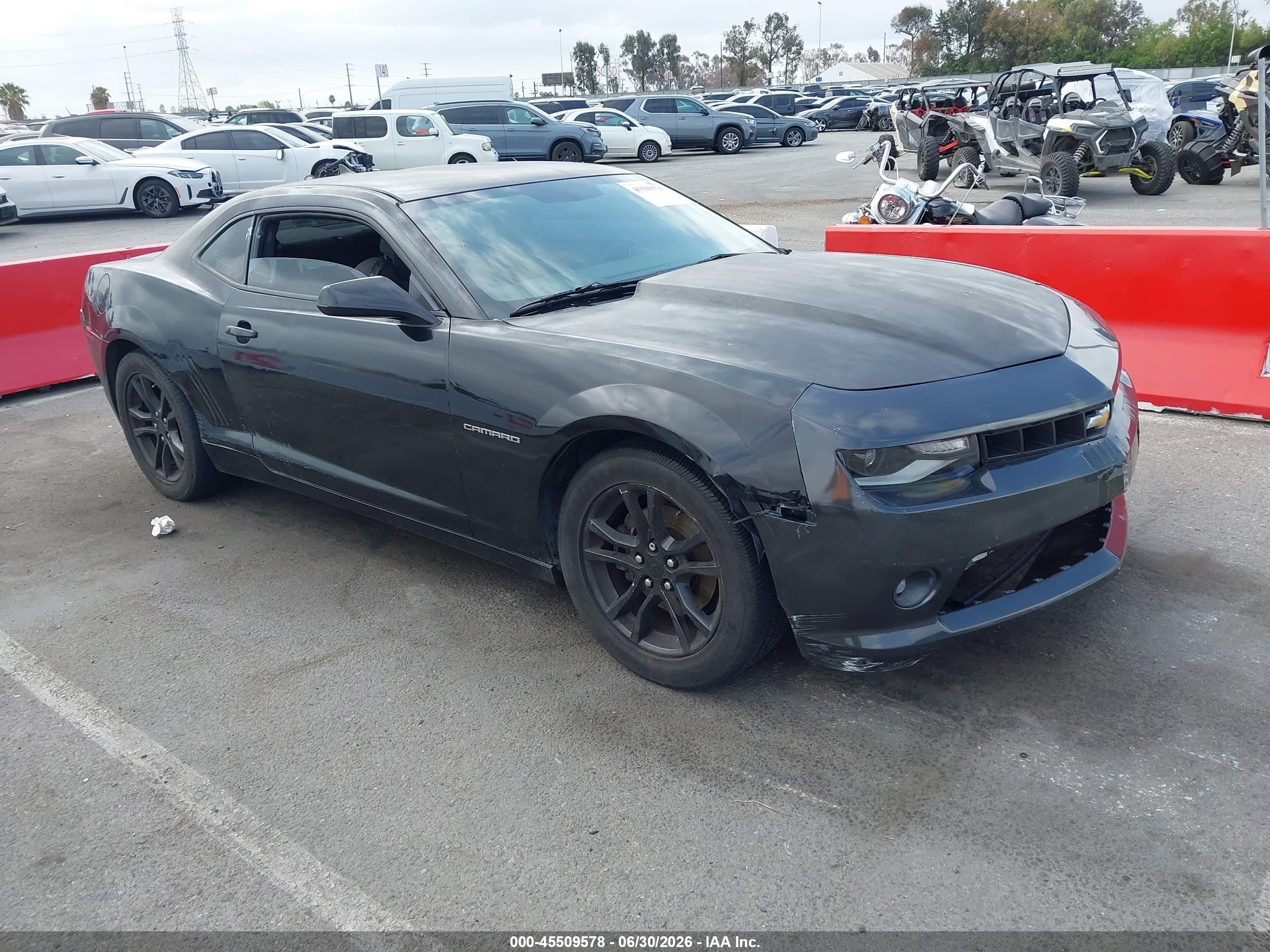 2015 Chevrolet Camaro 1lt Black vin: 2G1FD1E30F9163553
