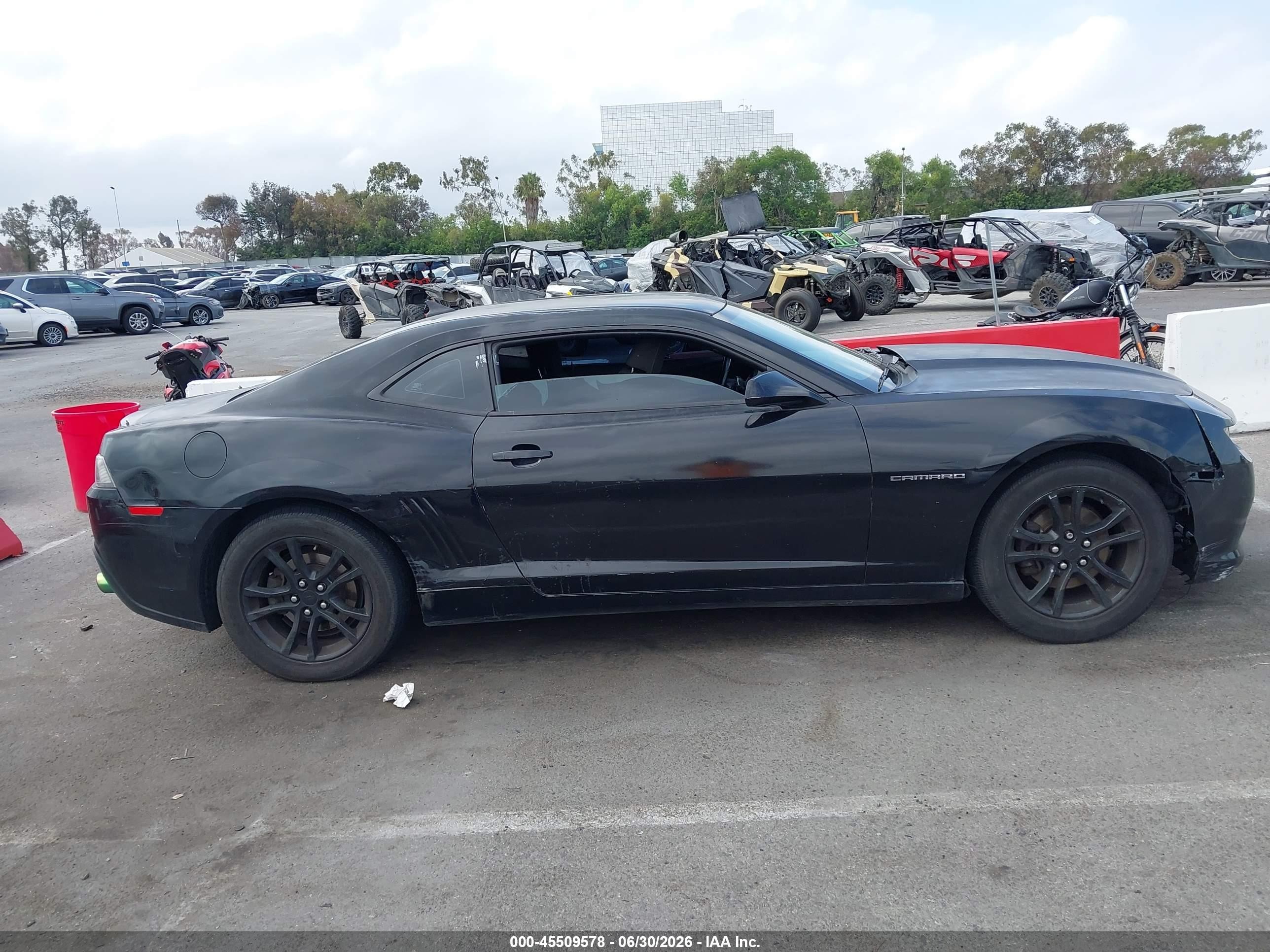 2015 Chevrolet Camaro 1lt Black vin: 2G1FD1E30F9163553