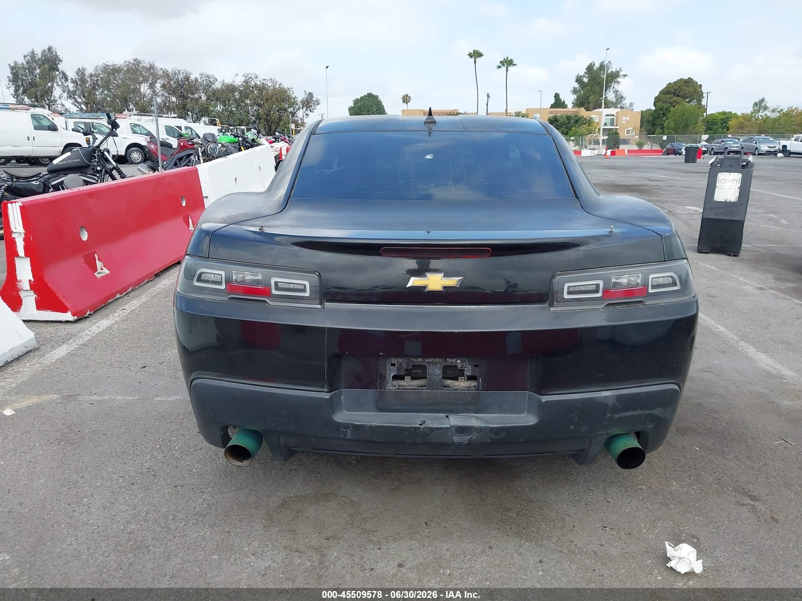 2015 Chevrolet Camaro 1lt Black vin: 2G1FD1E30F9163553