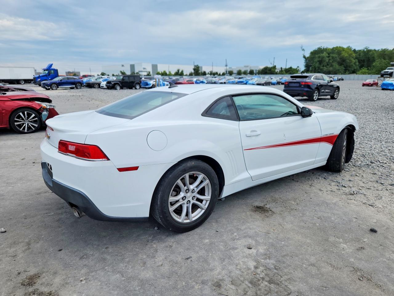 2015 Chevrolet Camaro Lt White vin: 2G1FD1E30F9238767