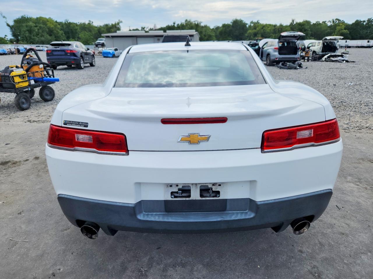 2015 Chevrolet Camaro Lt White vin: 2G1FD1E30F9238767