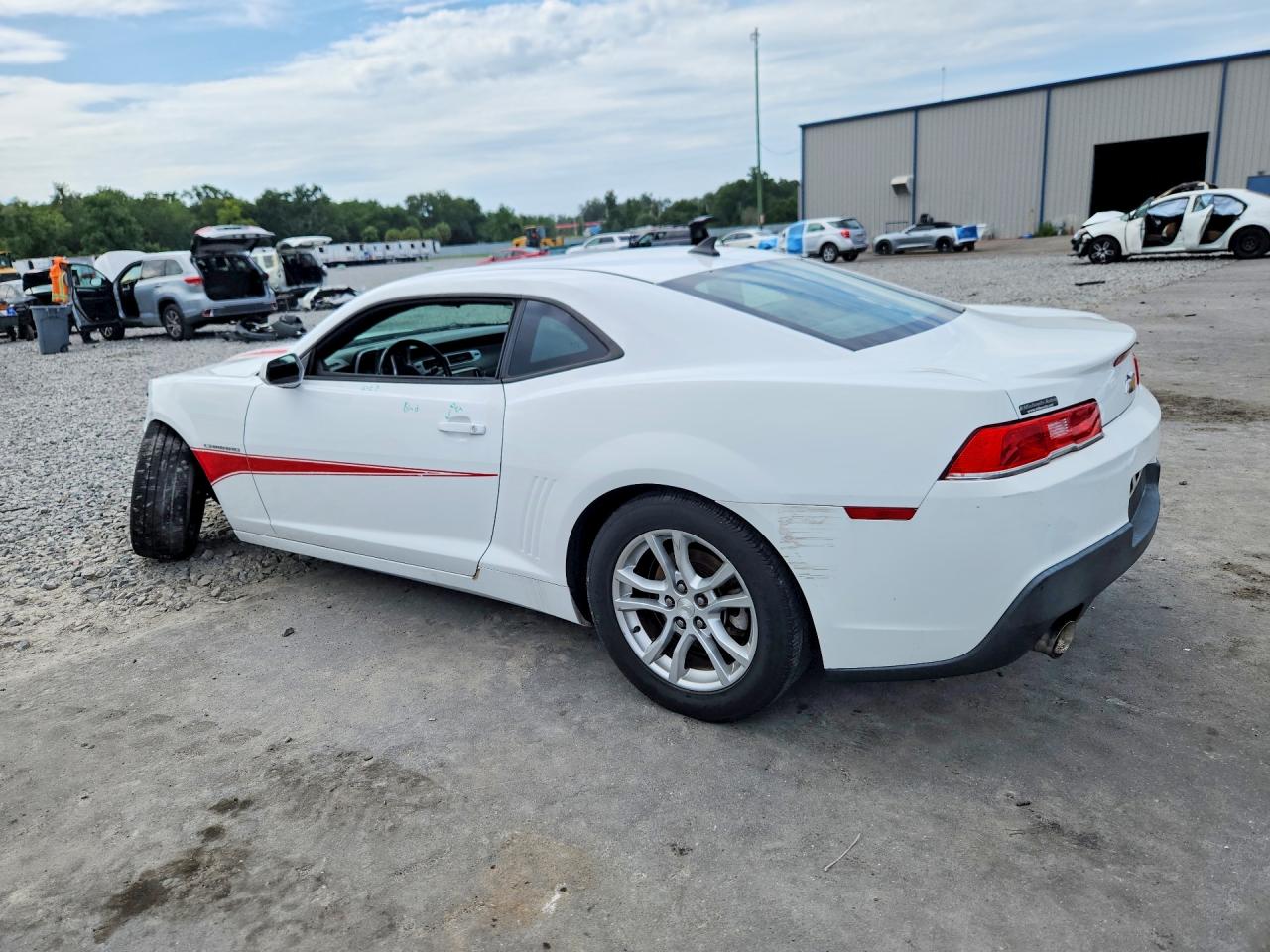 2015 Chevrolet Camaro Lt White vin: 2G1FD1E30F9238767