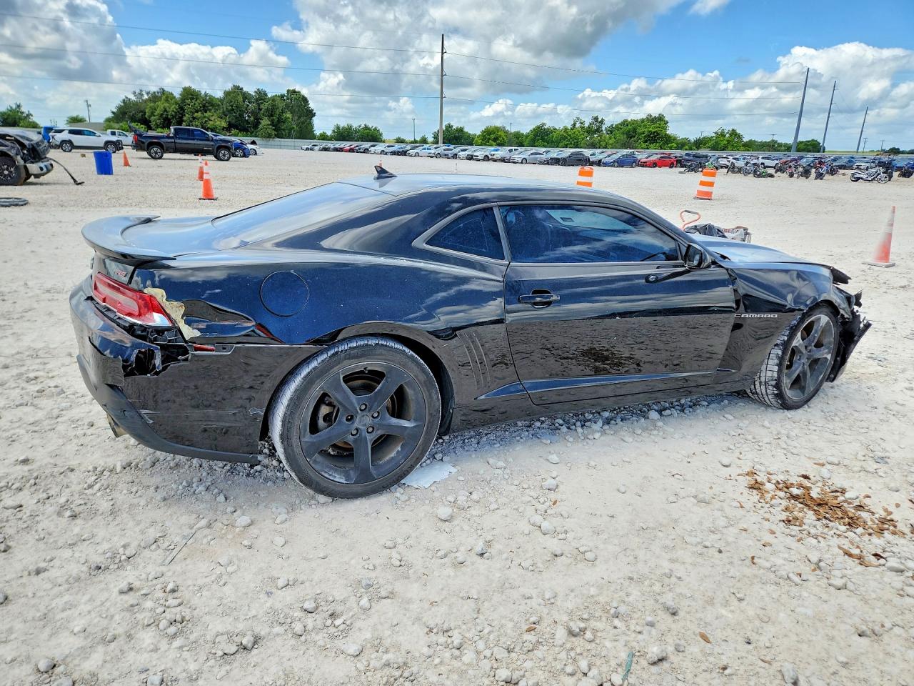 2015 Chevrolet Camaro Lt Black vin: 2G1FD1E30F9272658