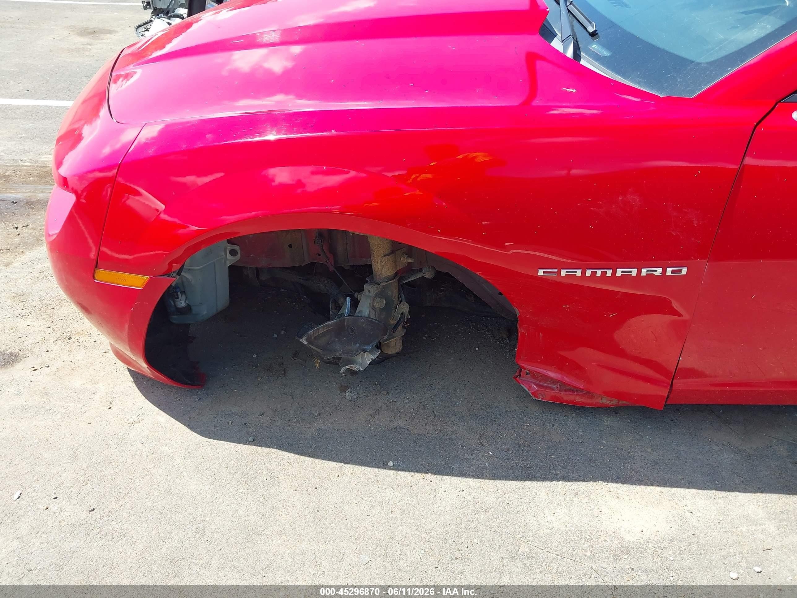 2015 Chevrolet Camaro 1lt Red vin: 2G1FD1E30F9304119