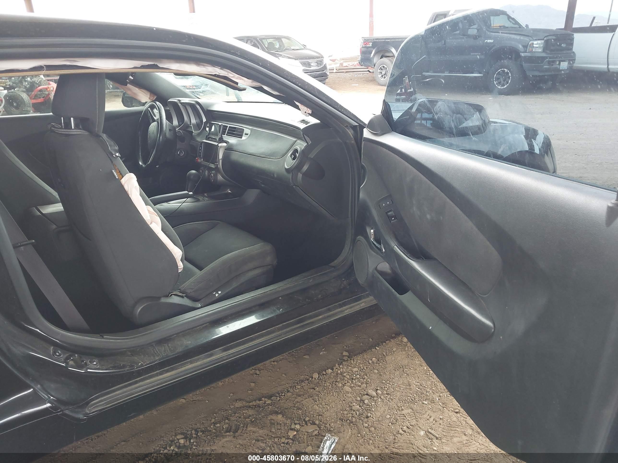 2015 Chevrolet Camaro 1lt Black vin: 2G1FD1E31F9120176