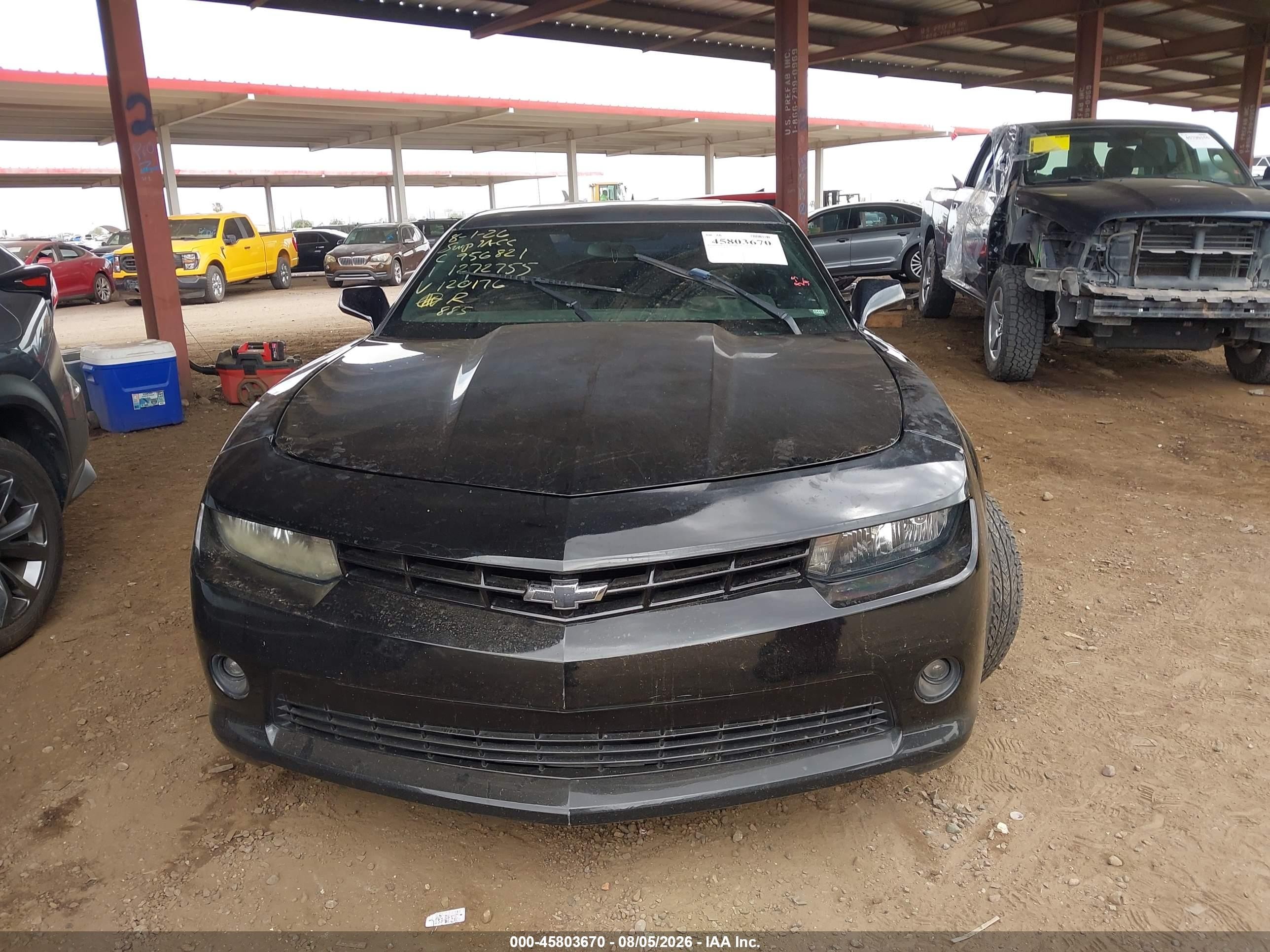 2015 Chevrolet Camaro 1lt Black vin: 2G1FD1E31F9120176