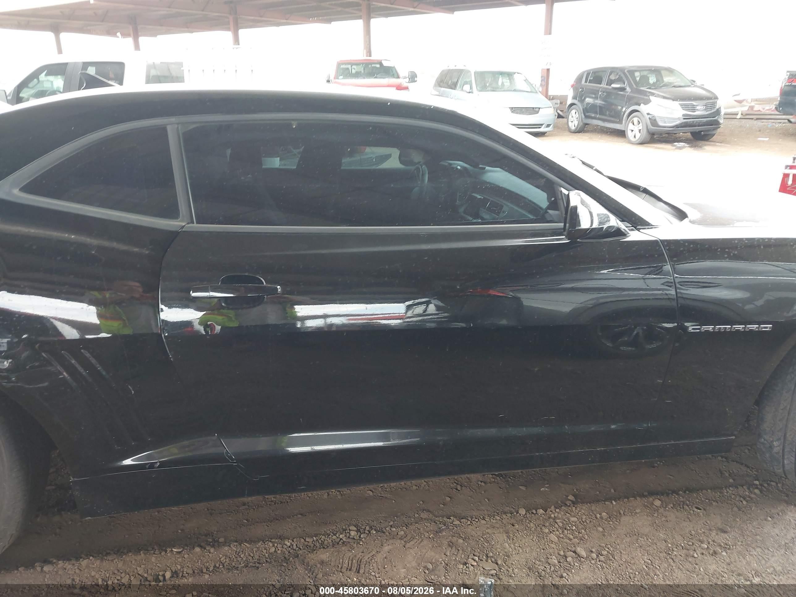 2015 Chevrolet Camaro 1lt Black vin: 2G1FD1E31F9120176