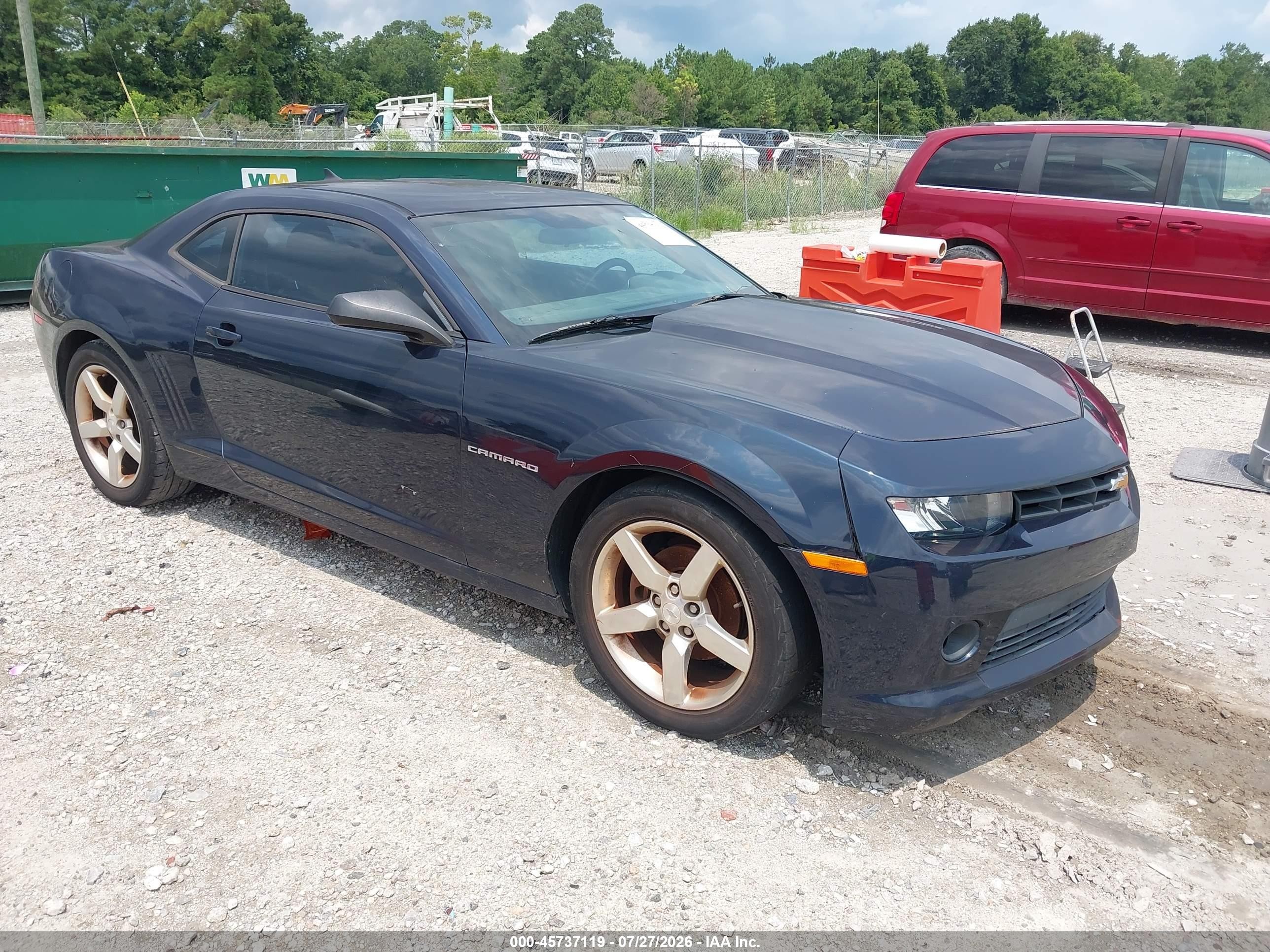 2015 Chevrolet Camaro 1lt Dark Blue vin: 2G1FD1E31F9193886