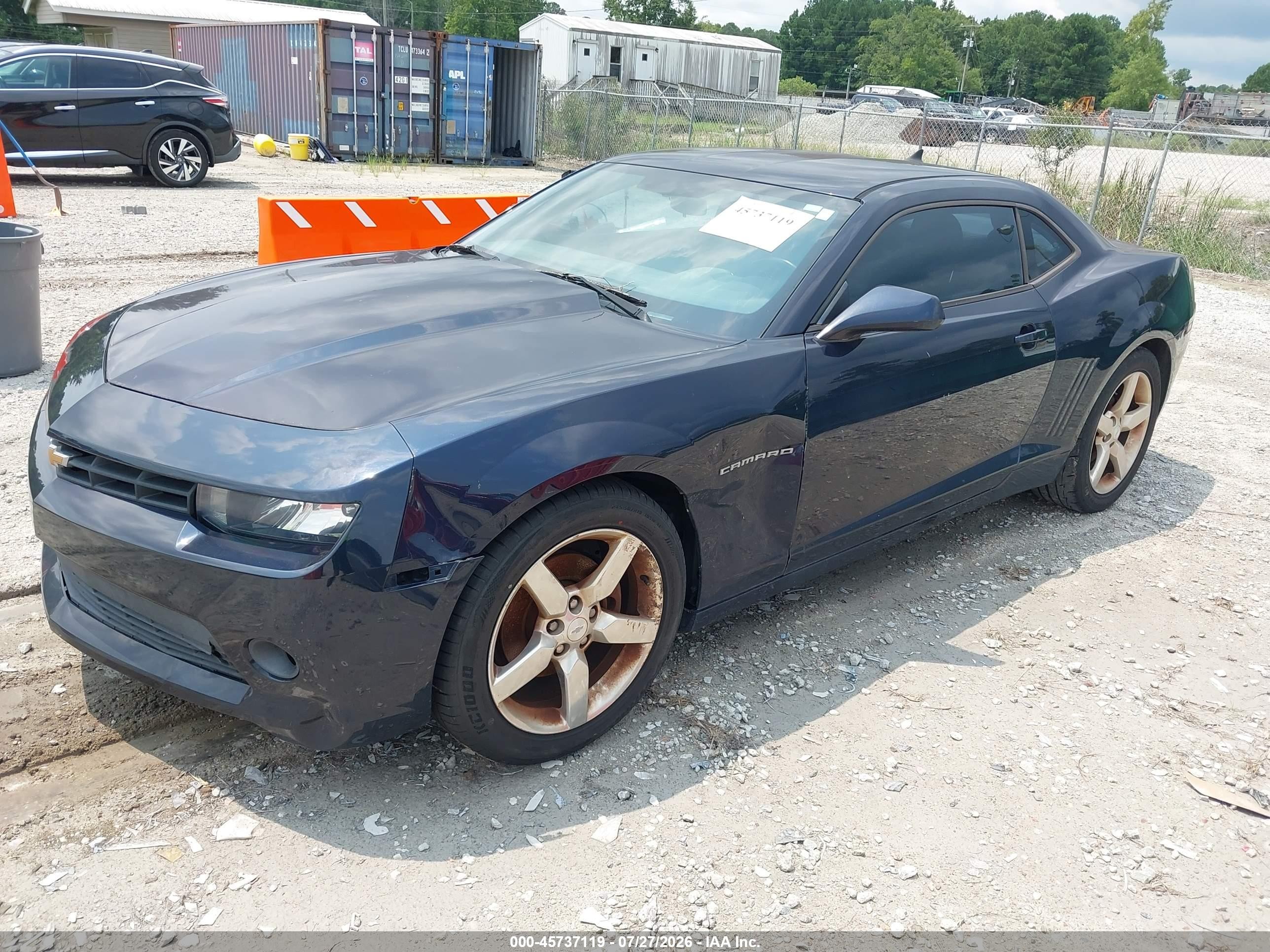 2015 Chevrolet Camaro 1lt Dark Blue vin: 2G1FD1E31F9193886