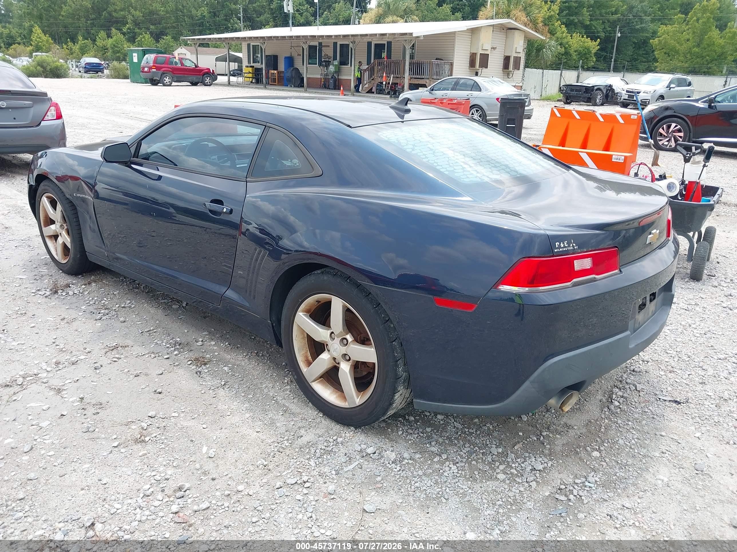 2015 Chevrolet Camaro 1lt Dark Blue vin: 2G1FD1E31F9193886