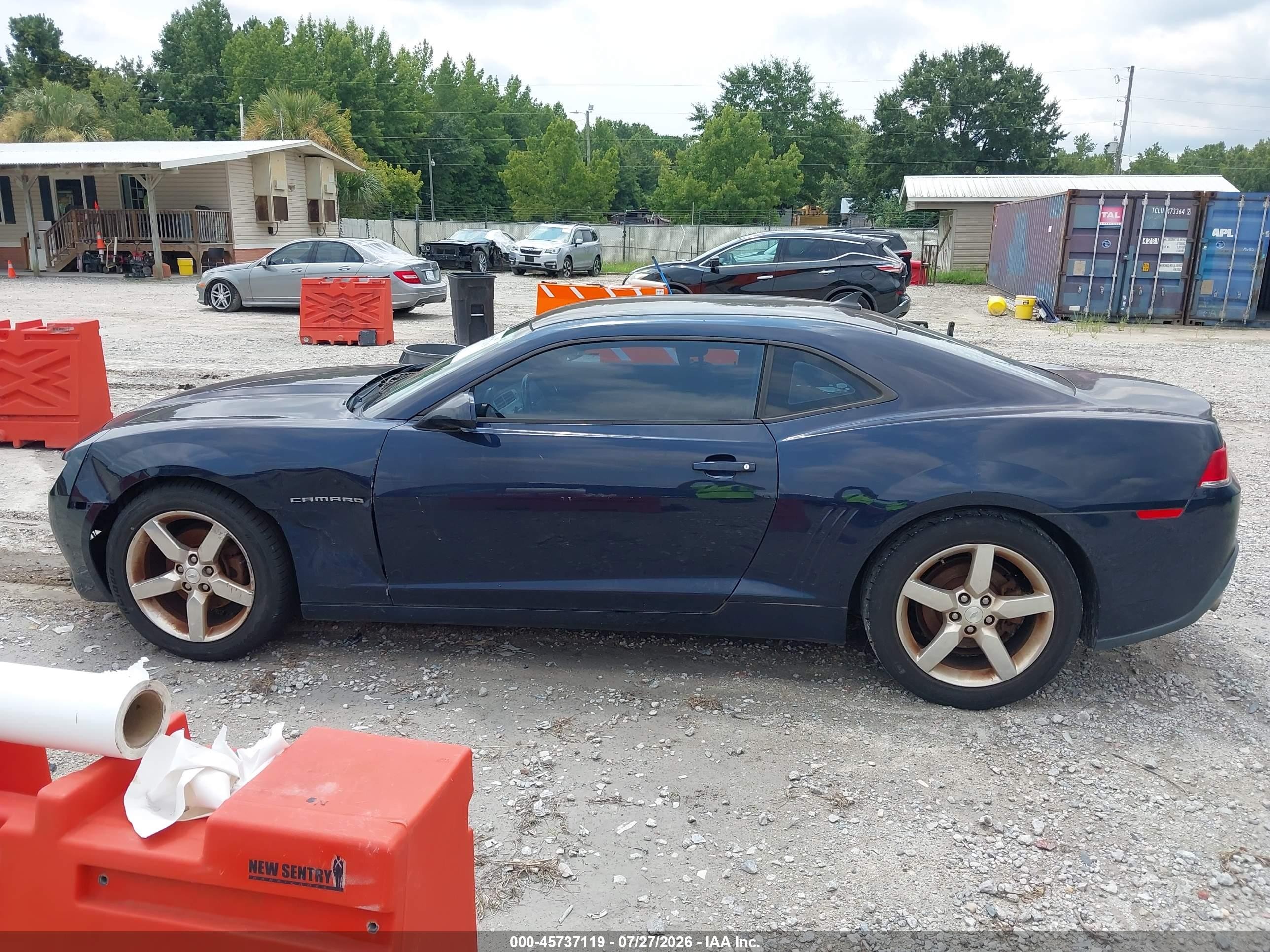 2015 Chevrolet Camaro 1lt Dark Blue vin: 2G1FD1E31F9193886