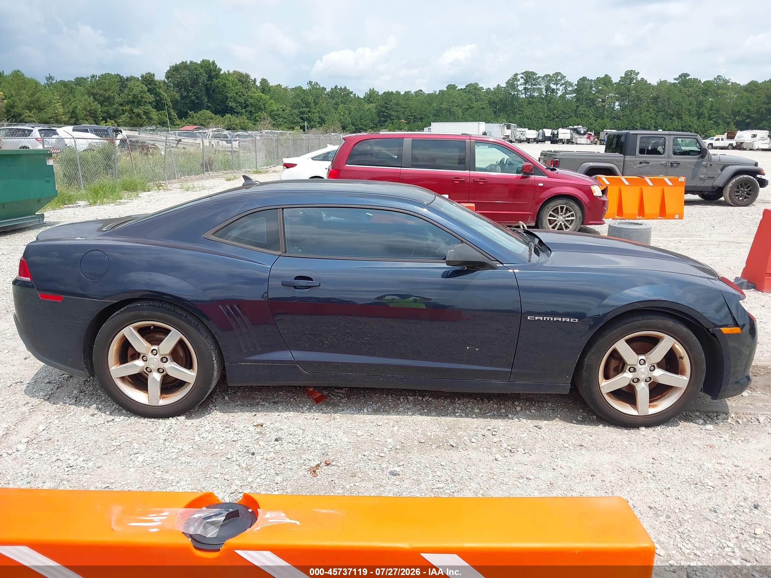2015 Chevrolet Camaro 1lt Dark Blue vin: 2G1FD1E31F9193886