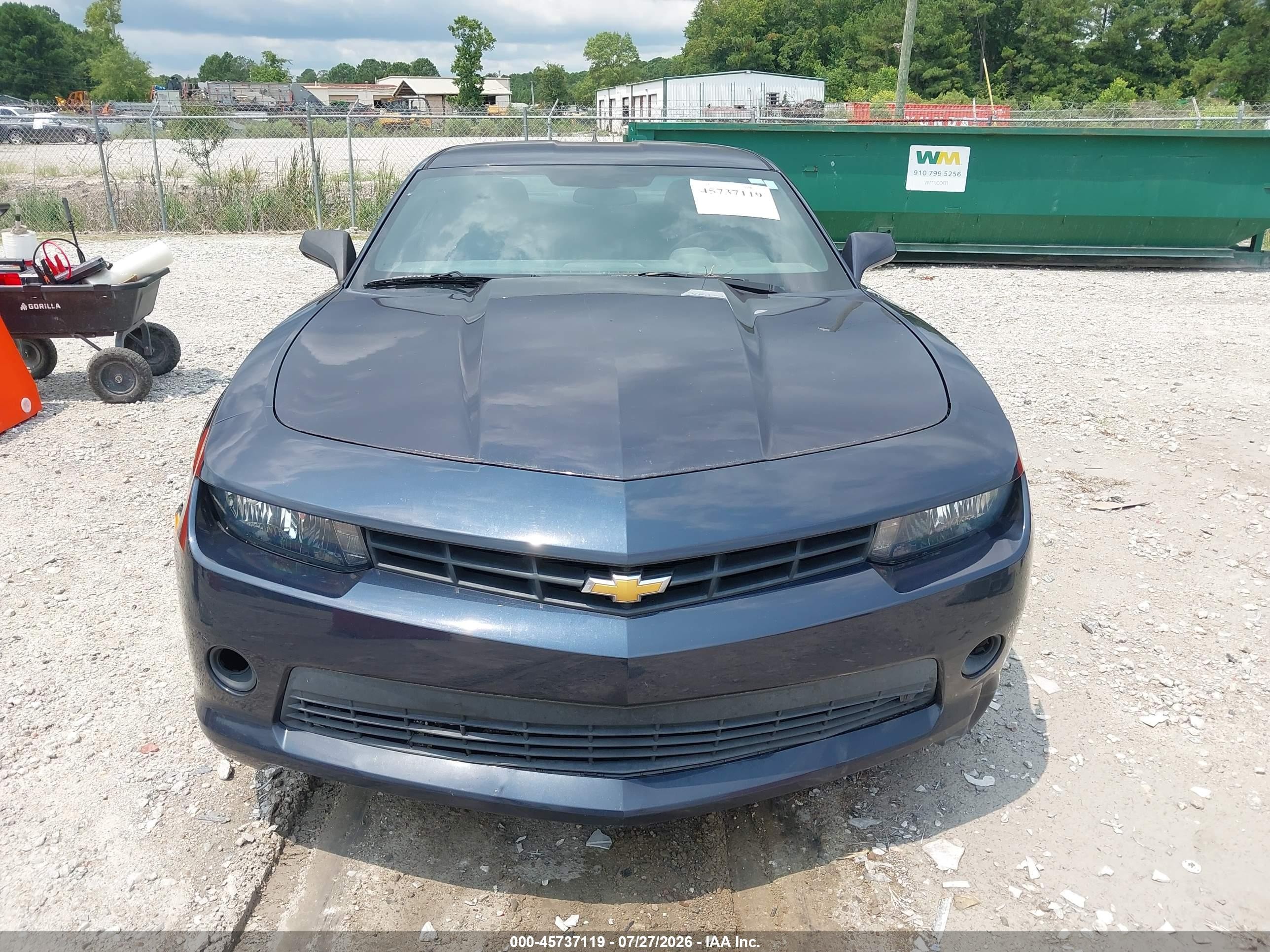 2015 Chevrolet Camaro 1lt Dark Blue vin: 2G1FD1E31F9193886