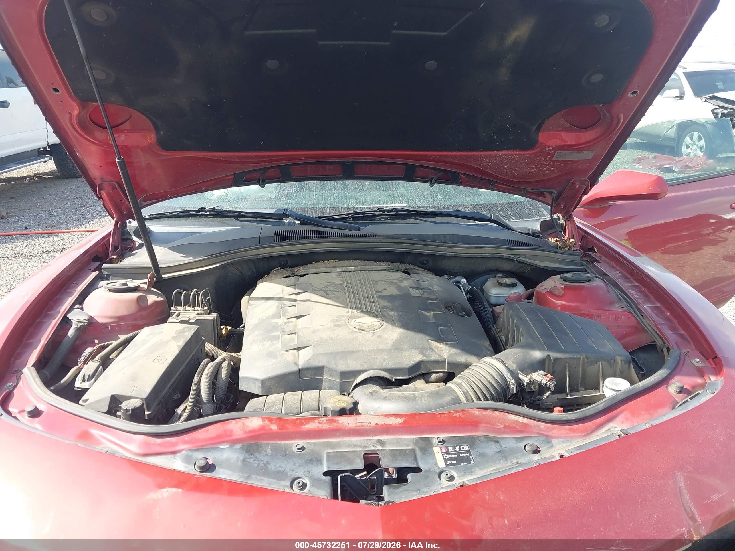 2015 Chevrolet Camaro 1lt Red vin: 2G1FD1E31F9193984