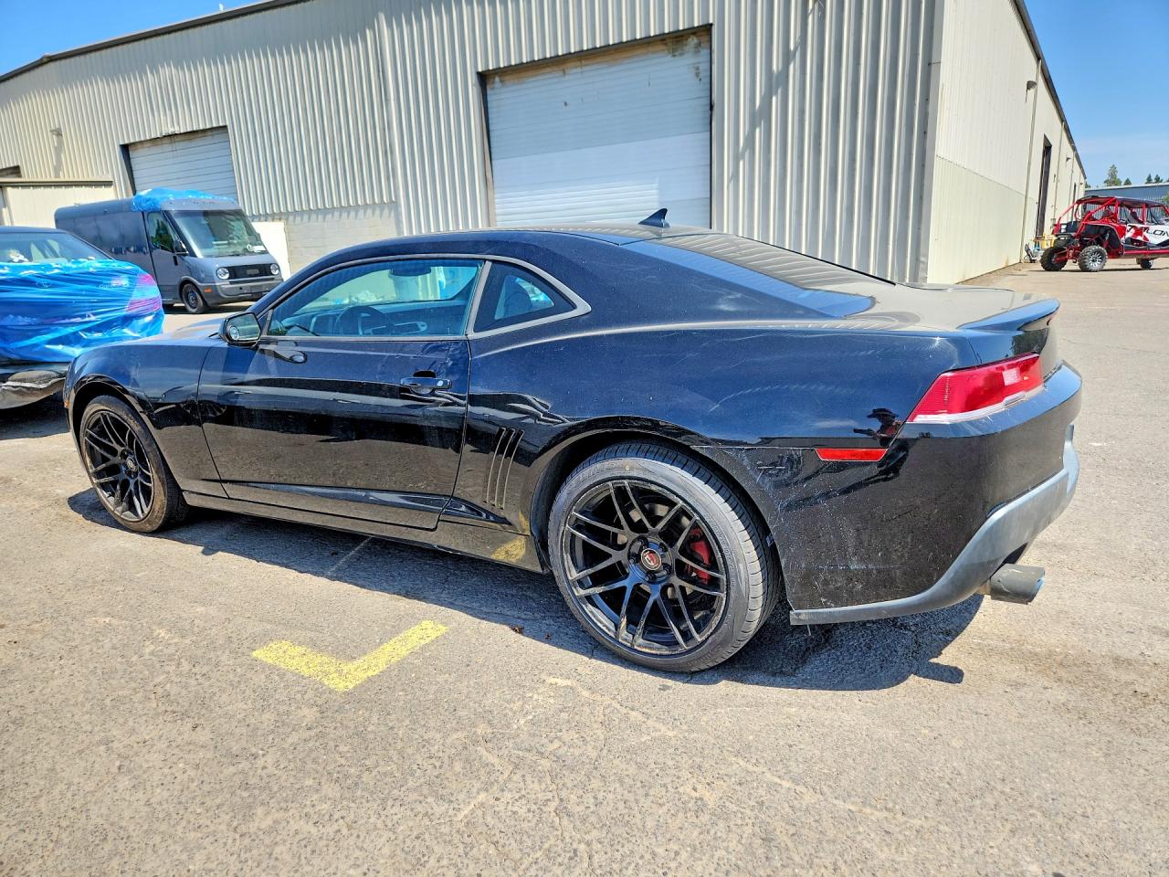 2015 Chevrolet Camaro Lt Black vin: 2G1FD1E31F9209407