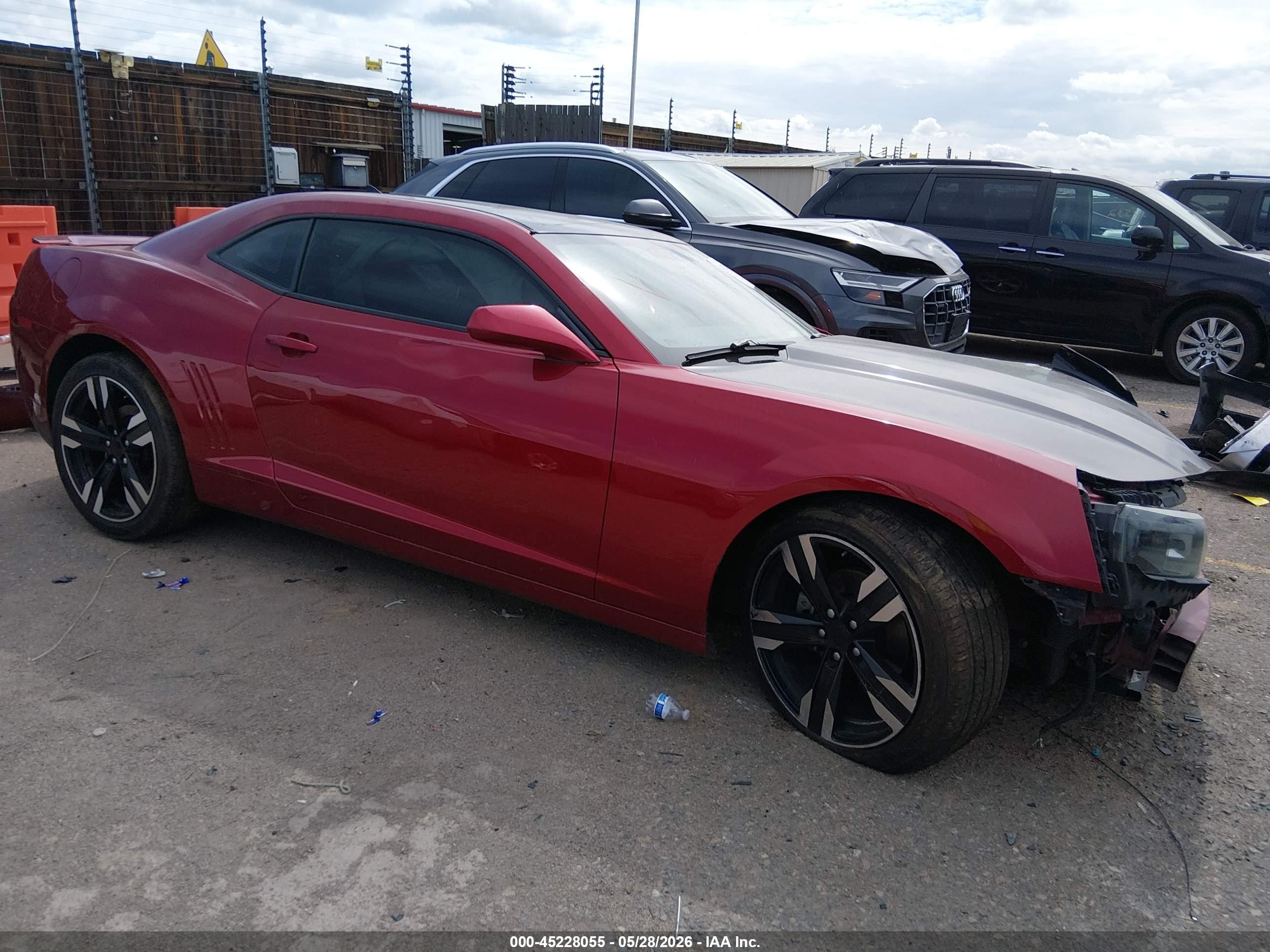 2015 Chevrolet Camaro 1lt Red vin: 2G1FD1E31F9250524